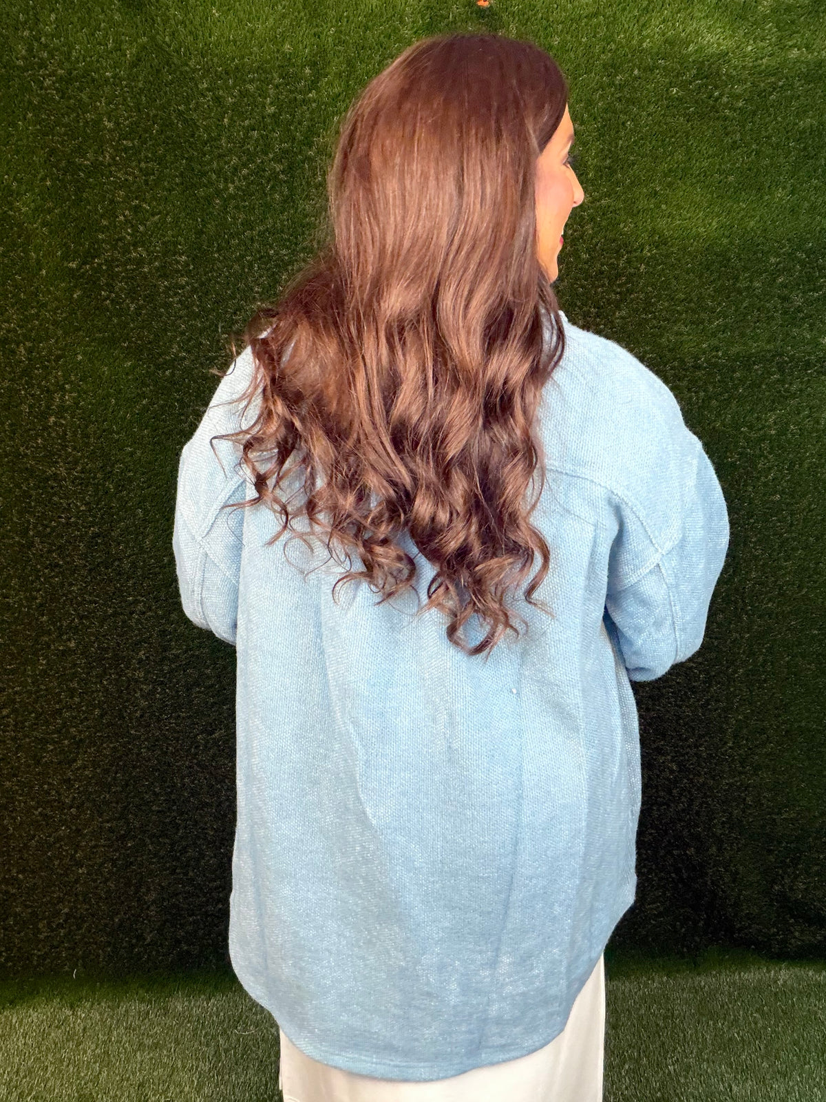 Trailblazer Shirt Jacket - Dusty Blue