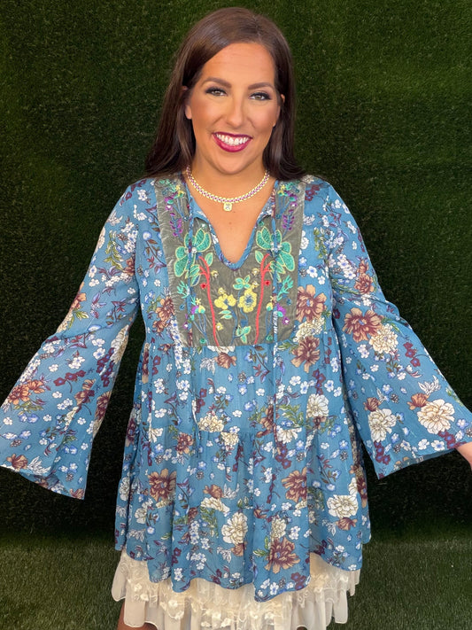 Enchanted Teal Tunic / Dress