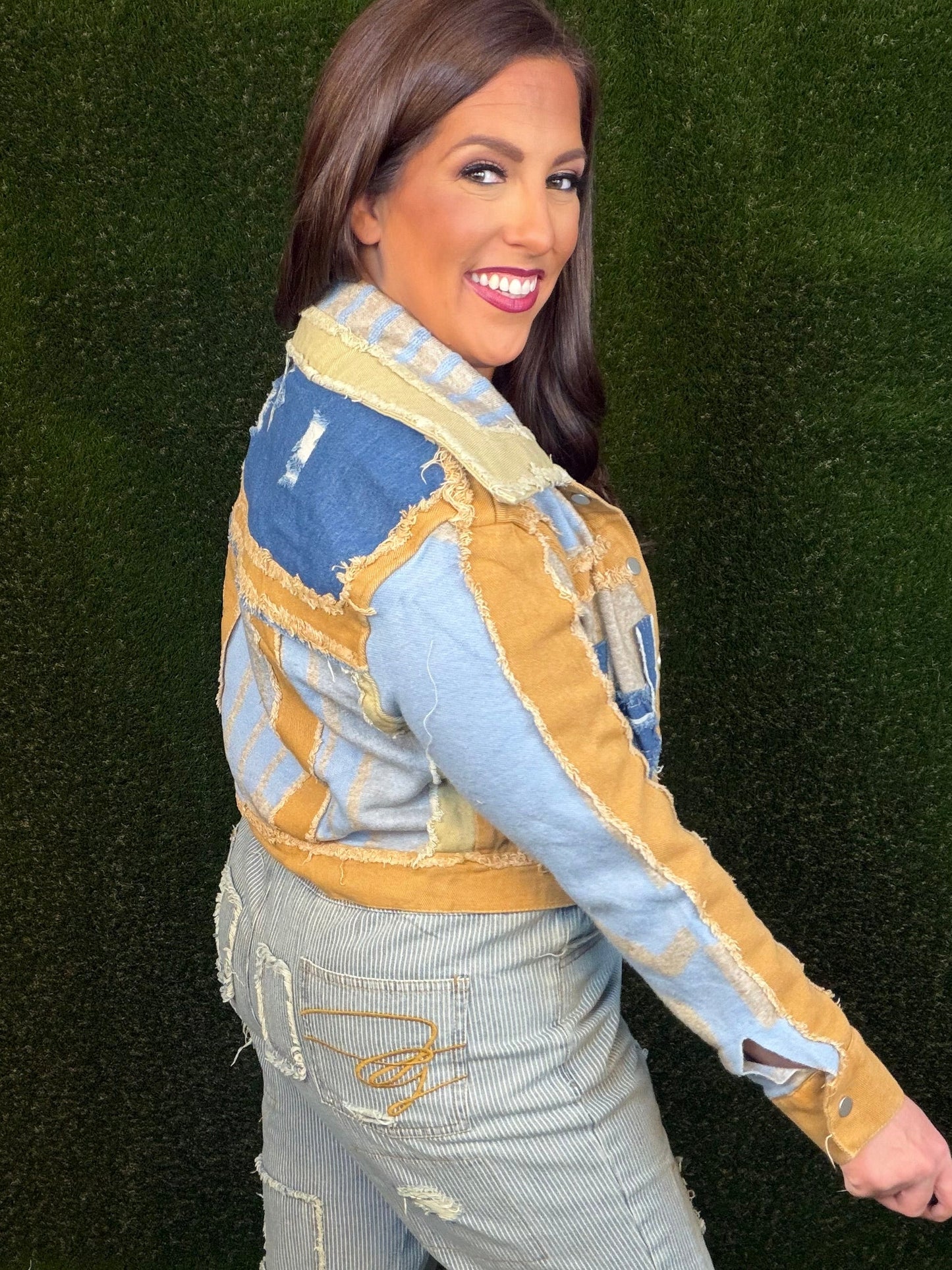Patchwork Denim Jacket