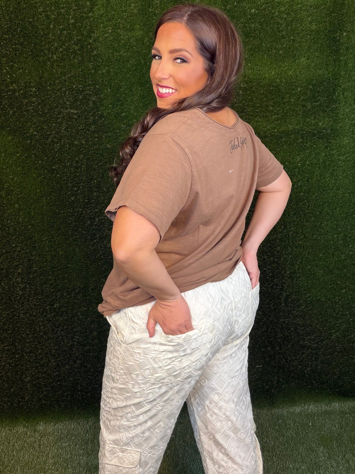 Diamond In The Rough Jogger - Parchment