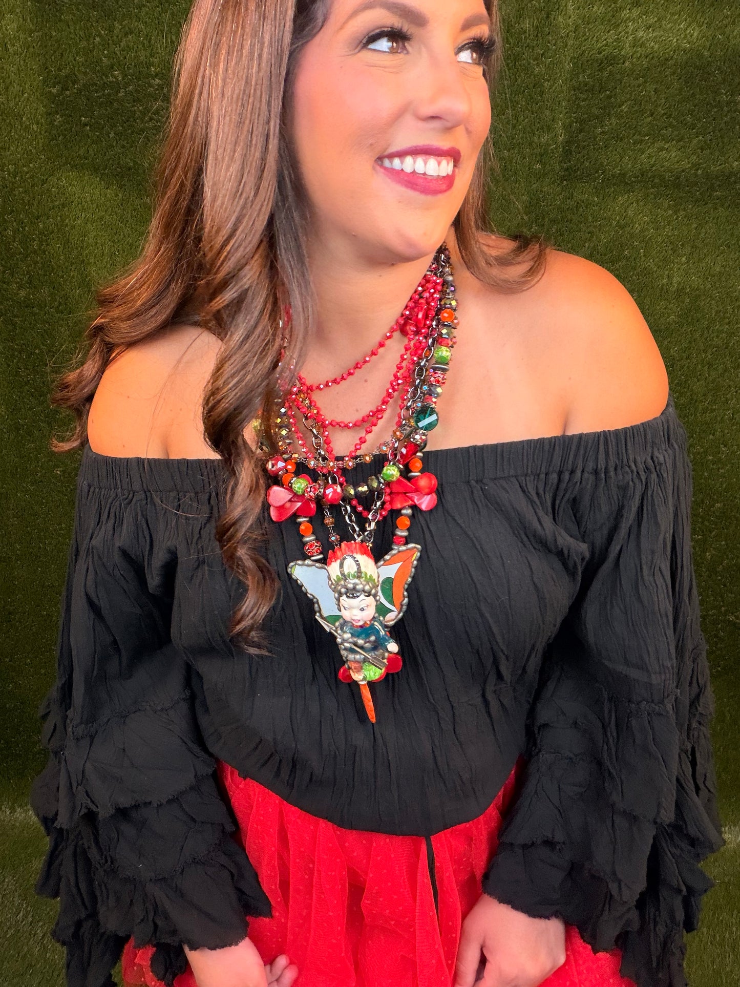 Tigerlily Fairy Necklace