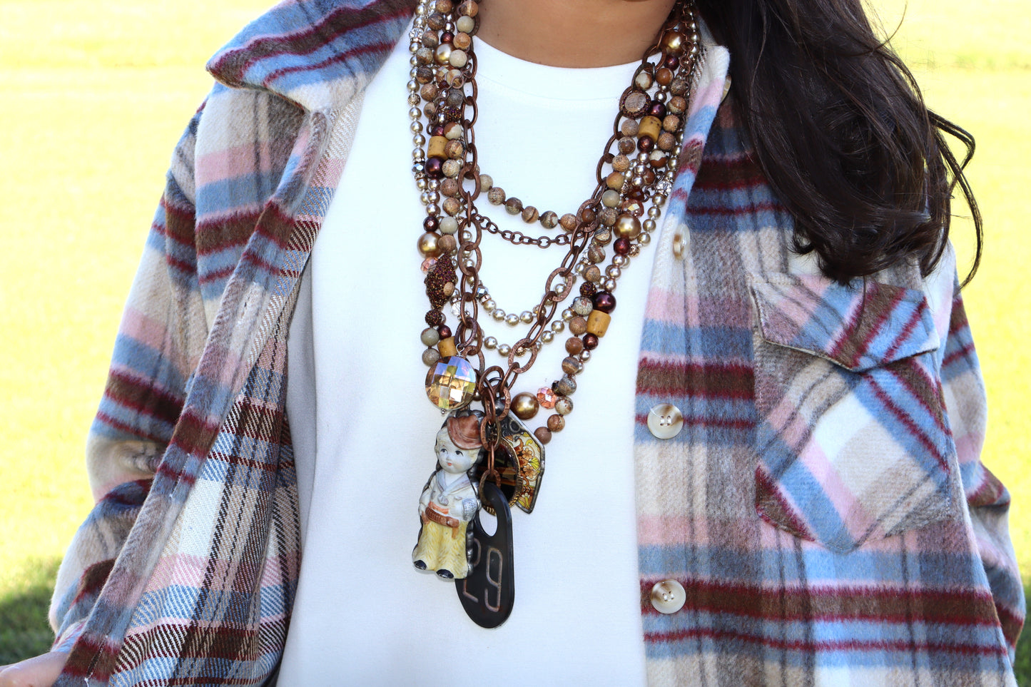 #29 Where Are My Cows Cowboy Necklace