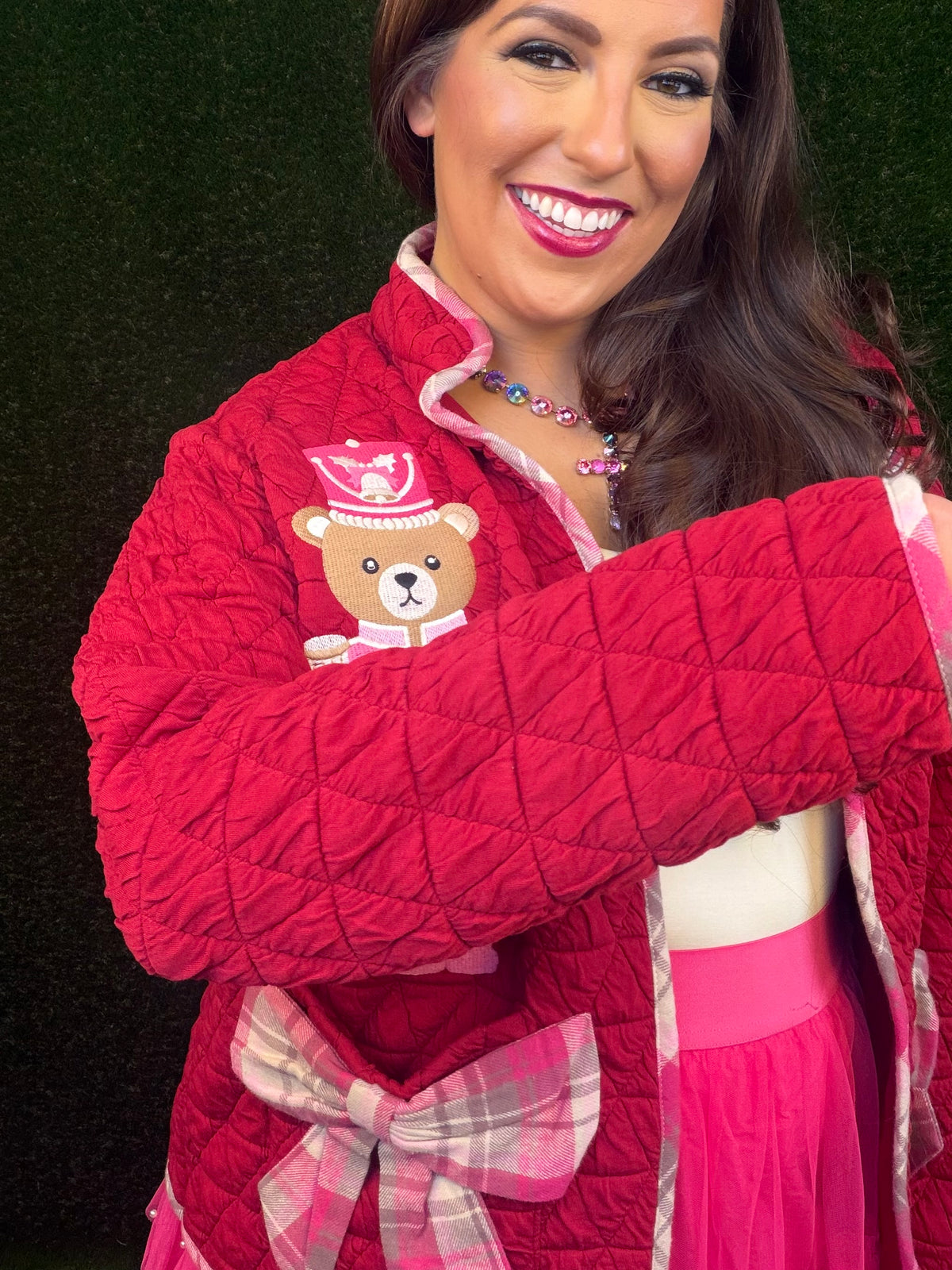 Nutcracker Bear Quilted Jacket