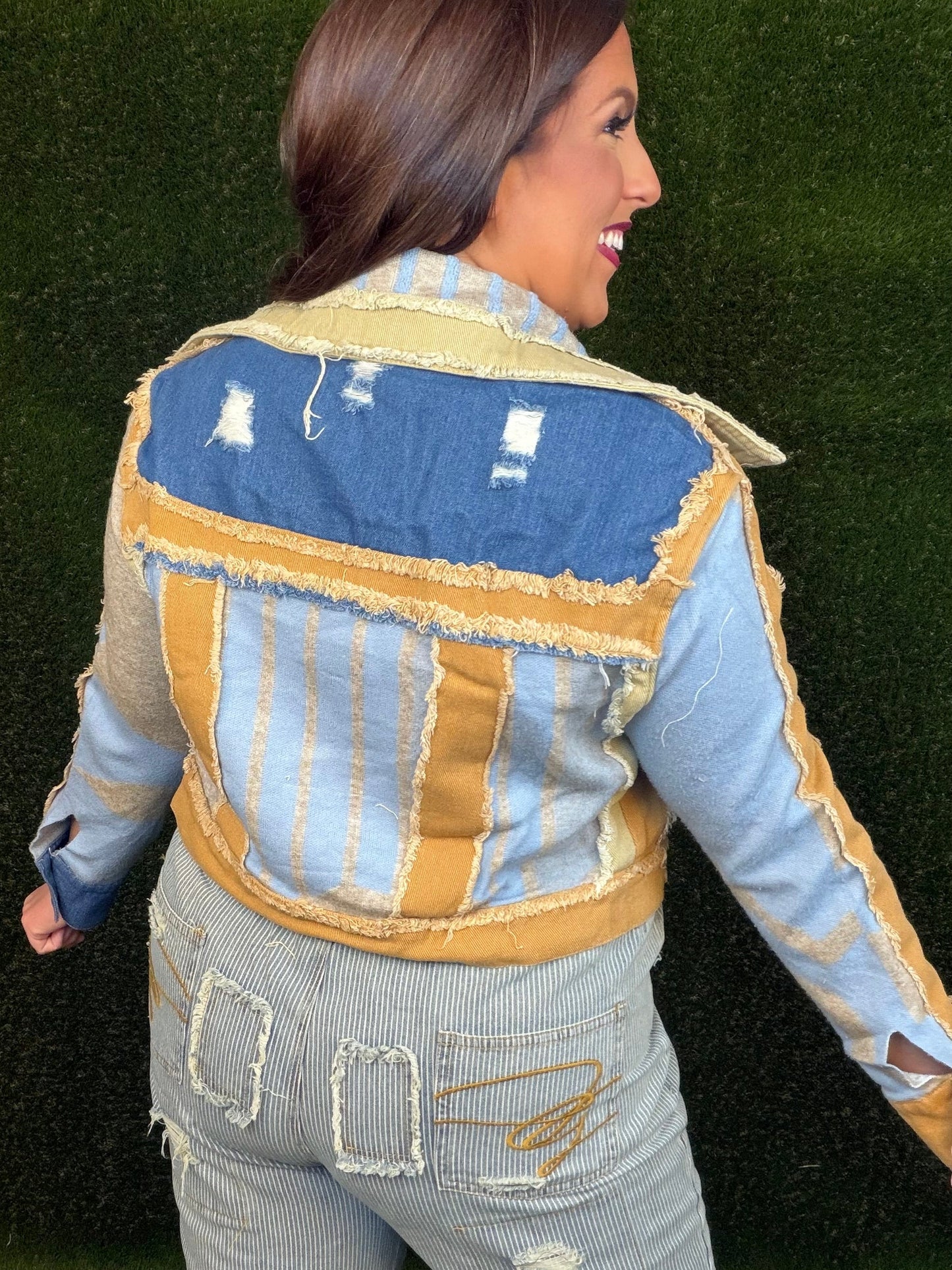 Patchwork Denim Jacket