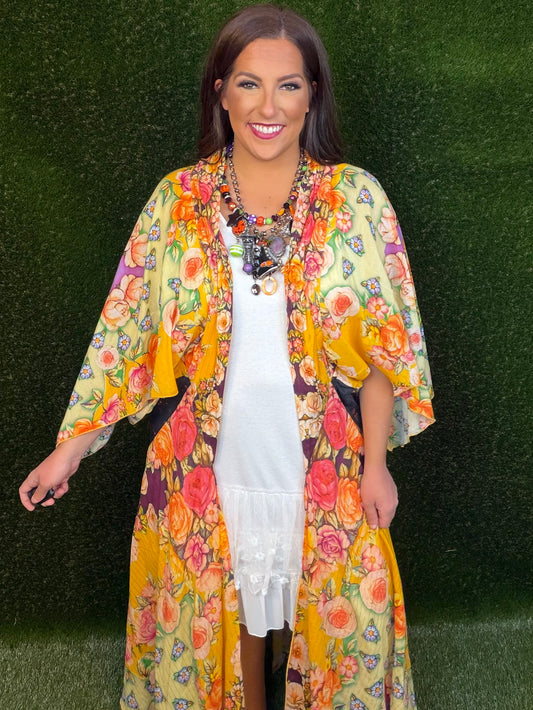 Venera Kingdom Kimono - Golden Night