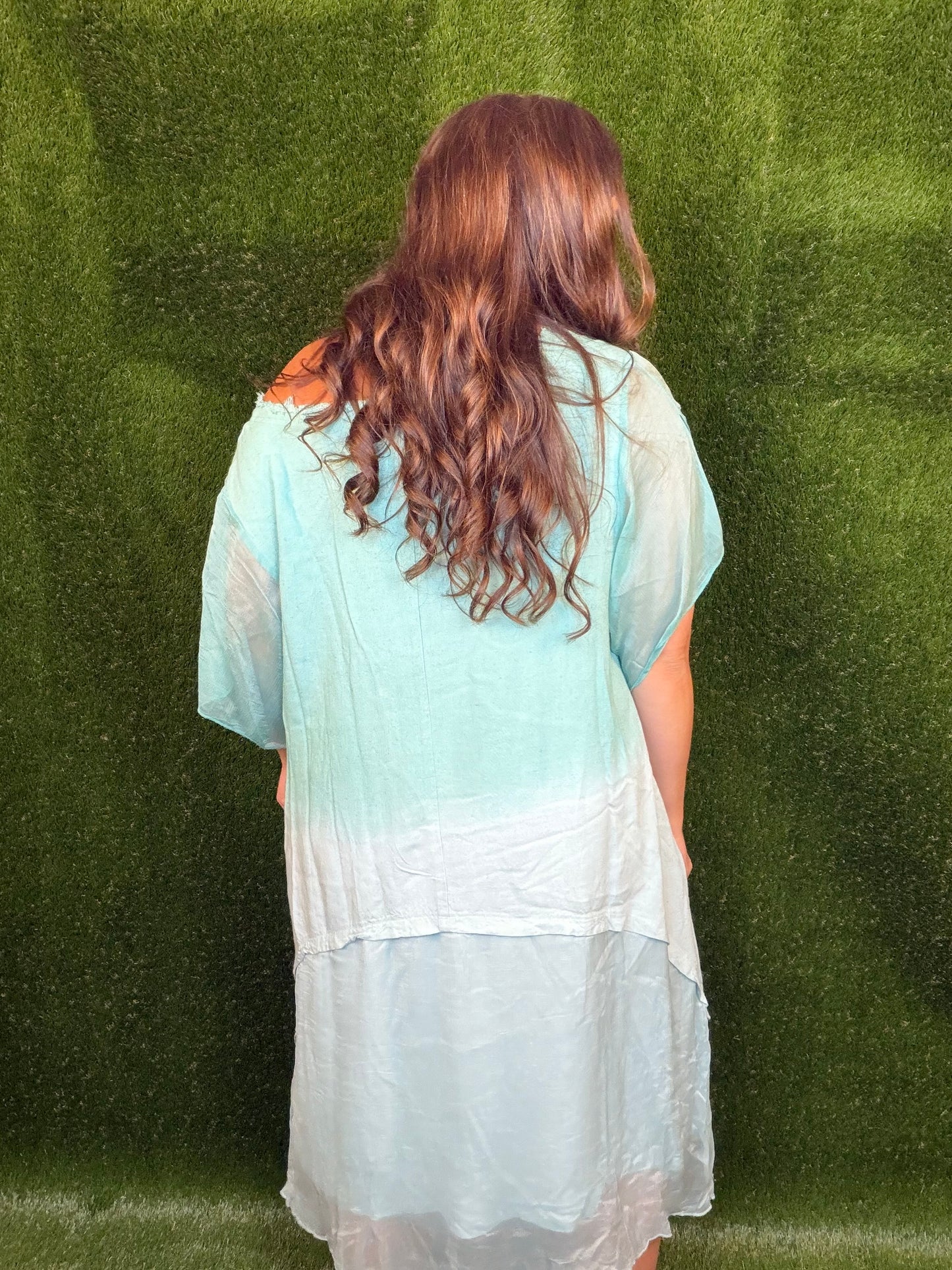 Turquoise Ombre Dress
