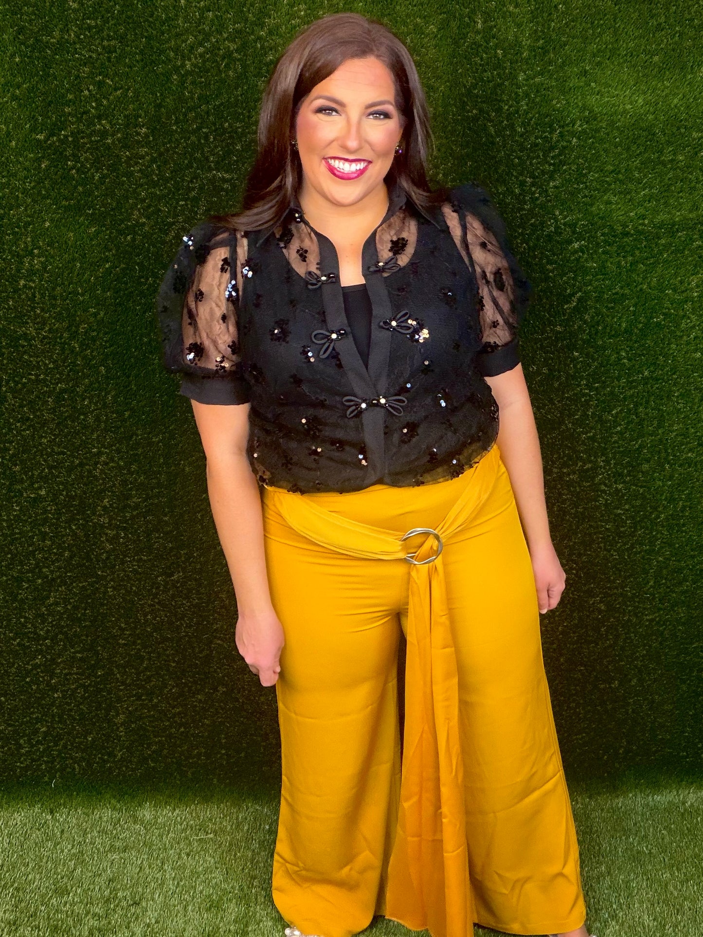 Cher Pants - Mustard Gold