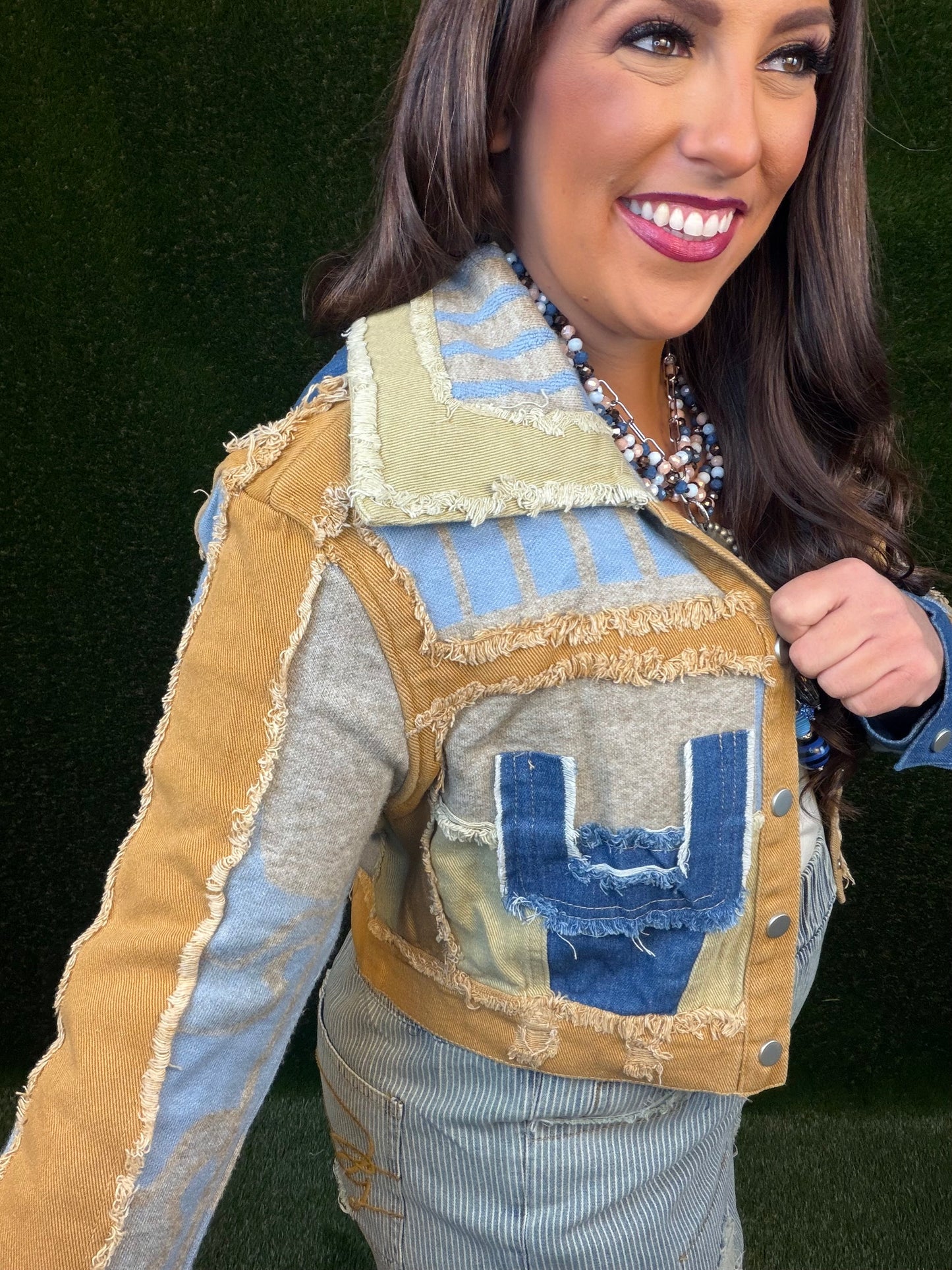 Patchwork Denim Jacket