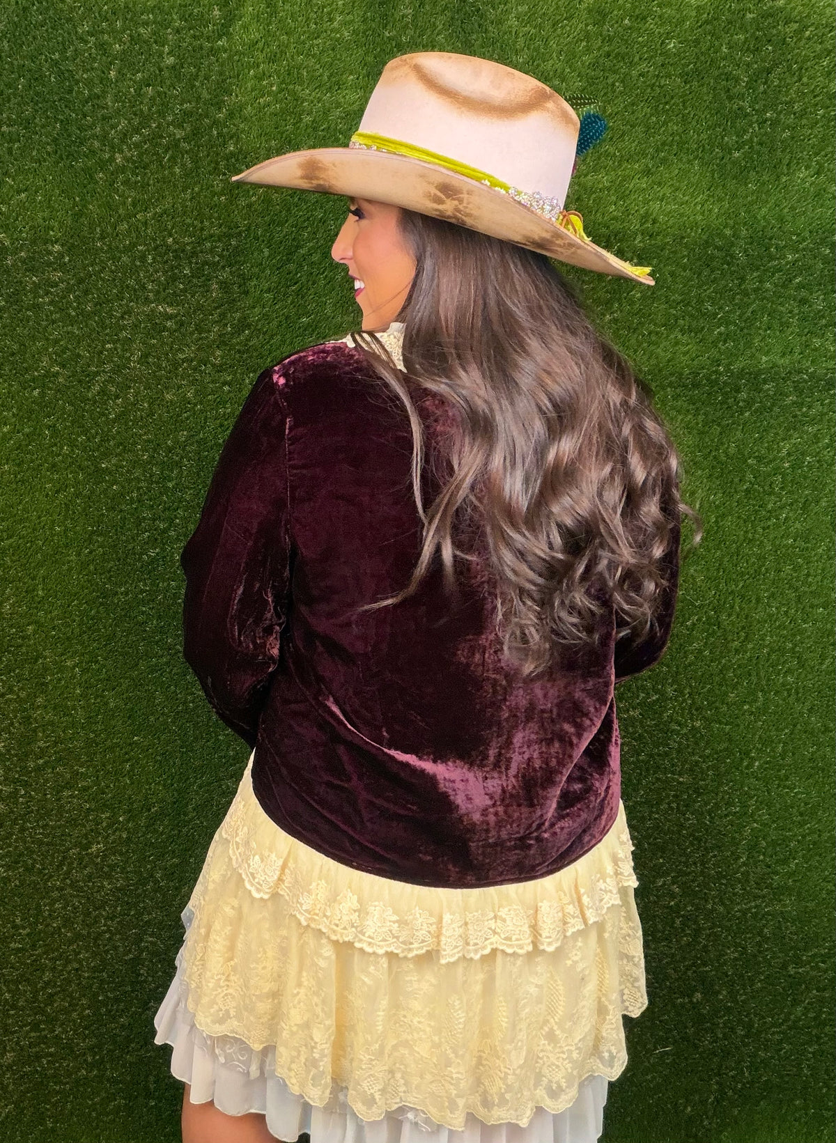 Dream Weaver Jacket Duster - Merlot