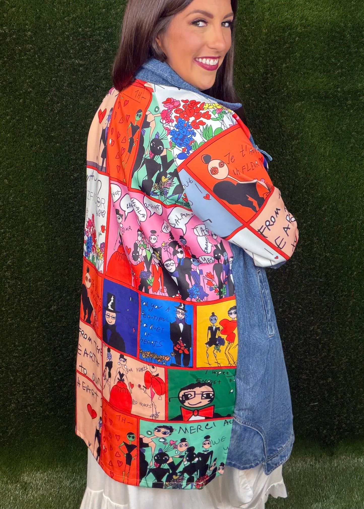 A French Love Denim Jacket