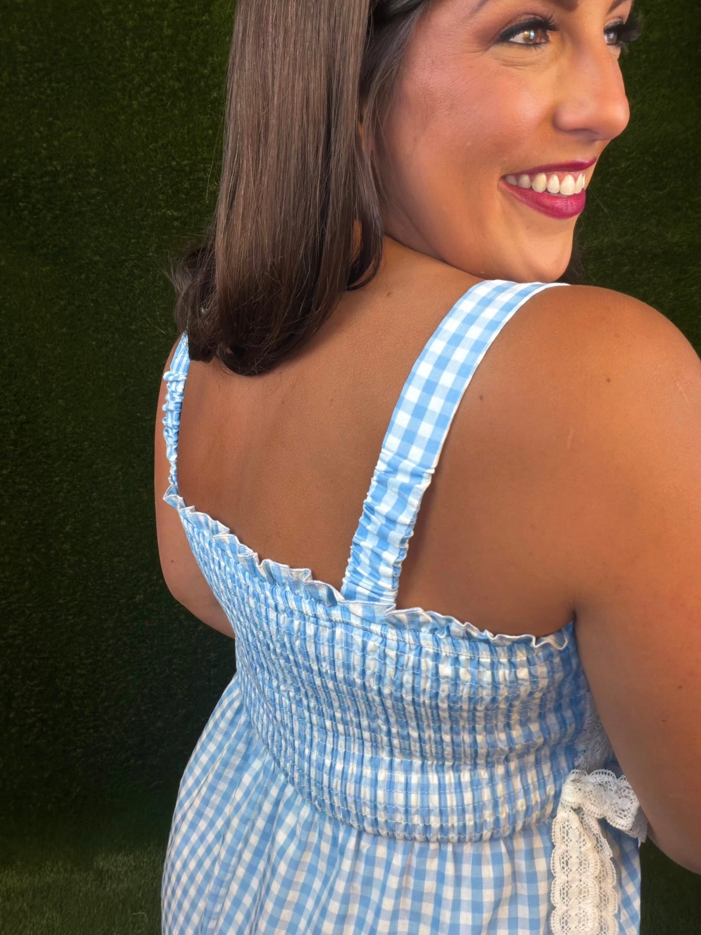 Blueberry Pie Midi Dress
