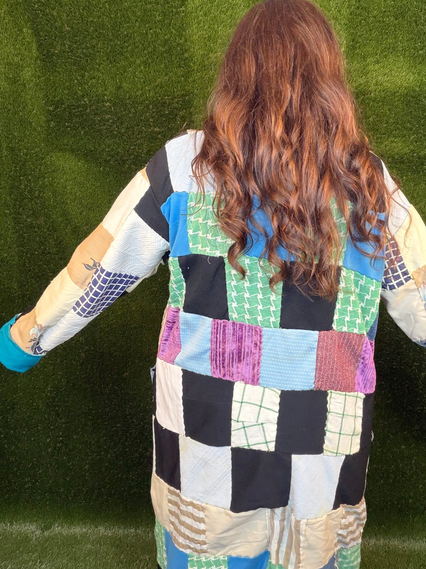 Coat Of Many Colors - Teal/Green