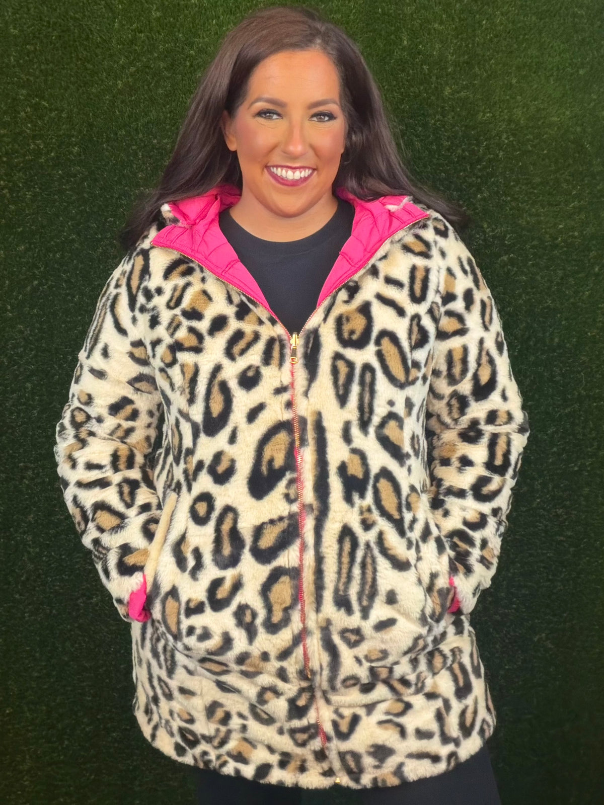 Wild Thing Reversible Jacket - Pink