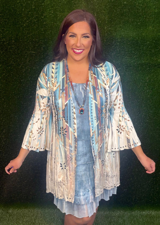 Strait From The 90's Kimono