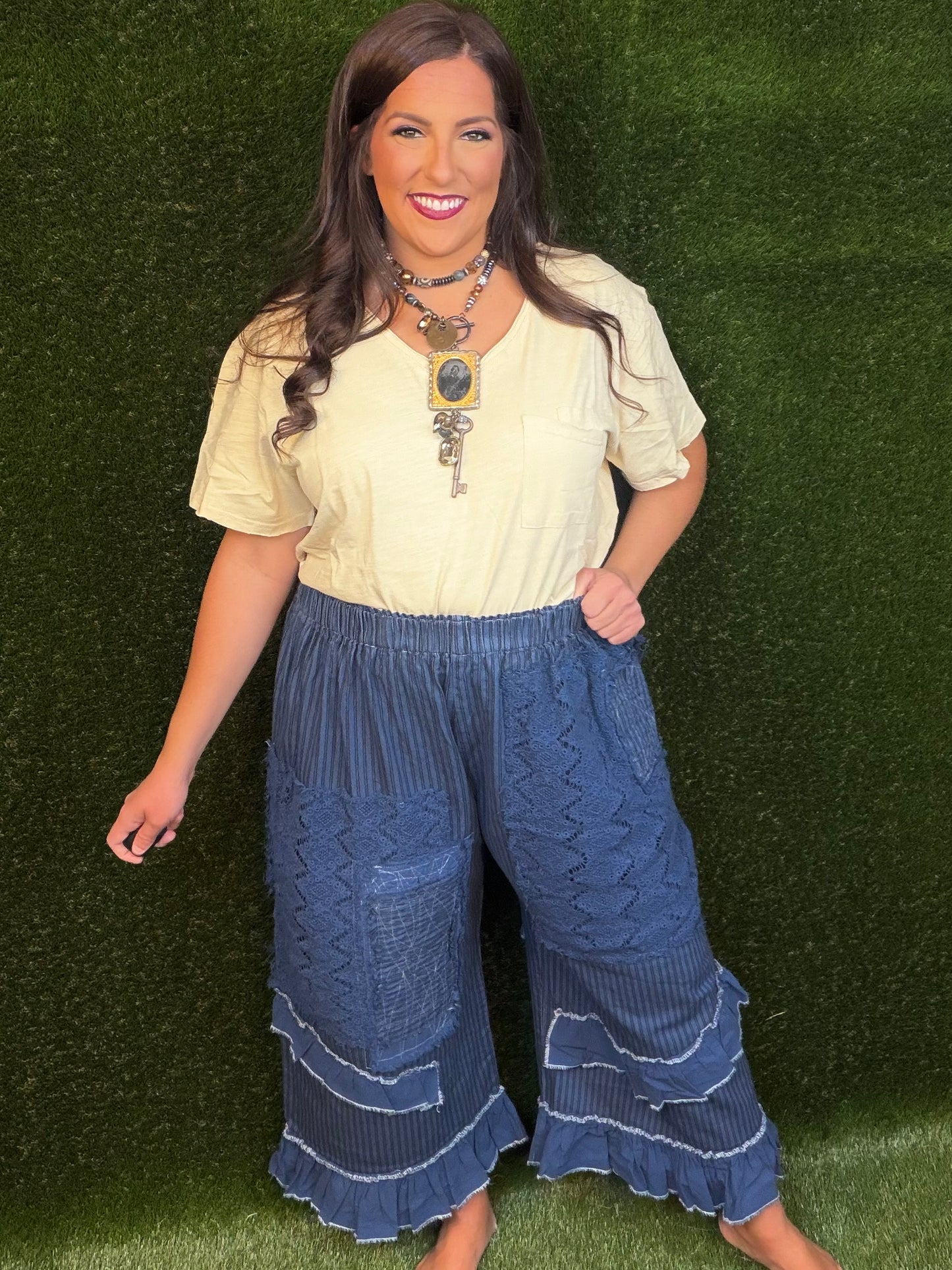 Talk Denim To Me Pants