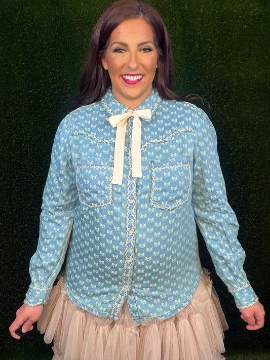 Smoky Mountain Sweetheart Collared Shirt