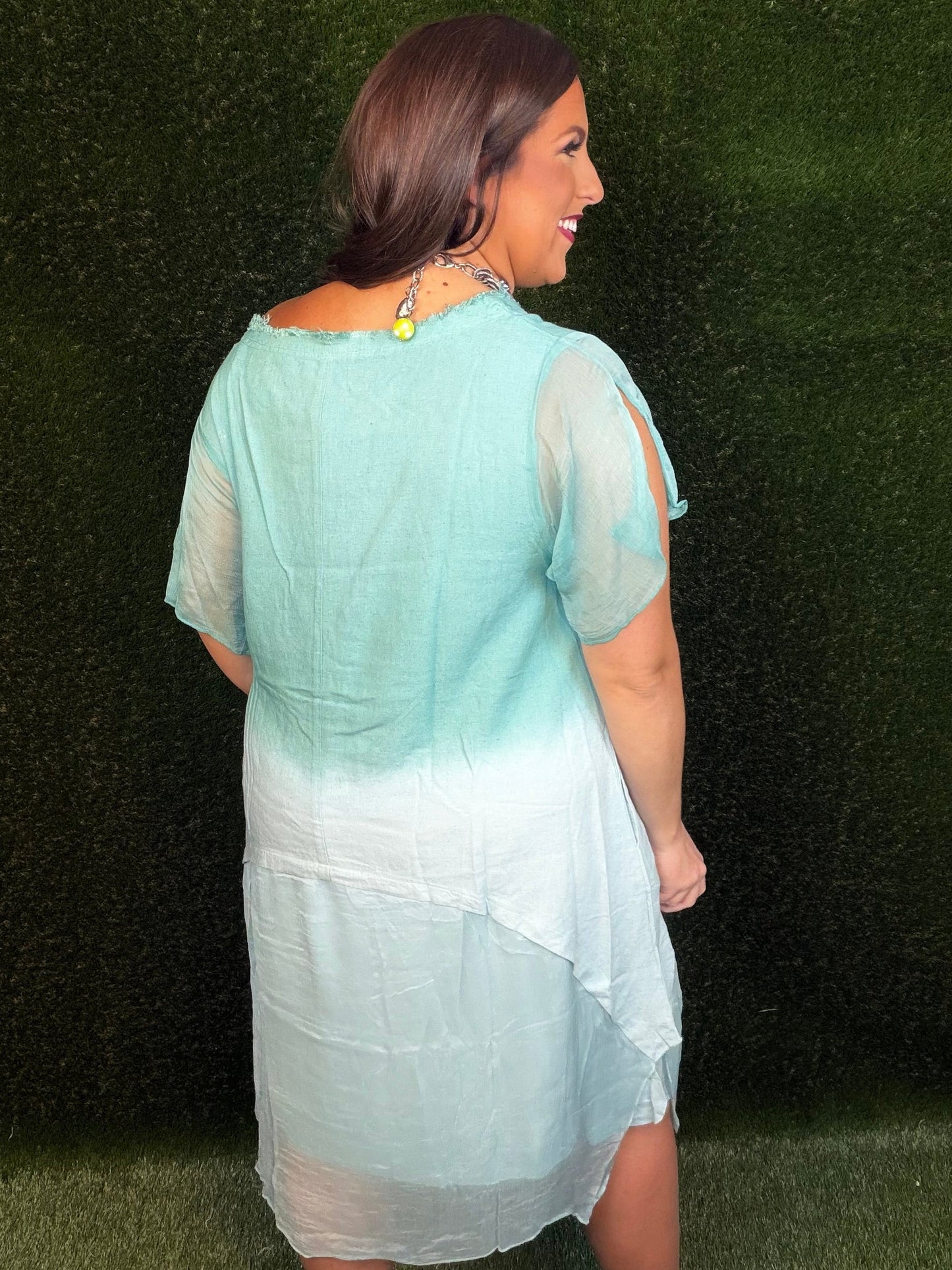 Turquoise Ombre Dress