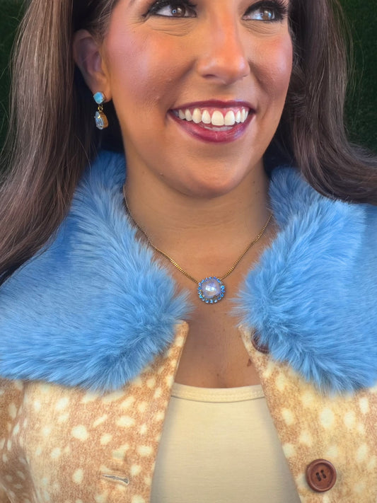 Cambrie Necklace - Ultra Baby Blue