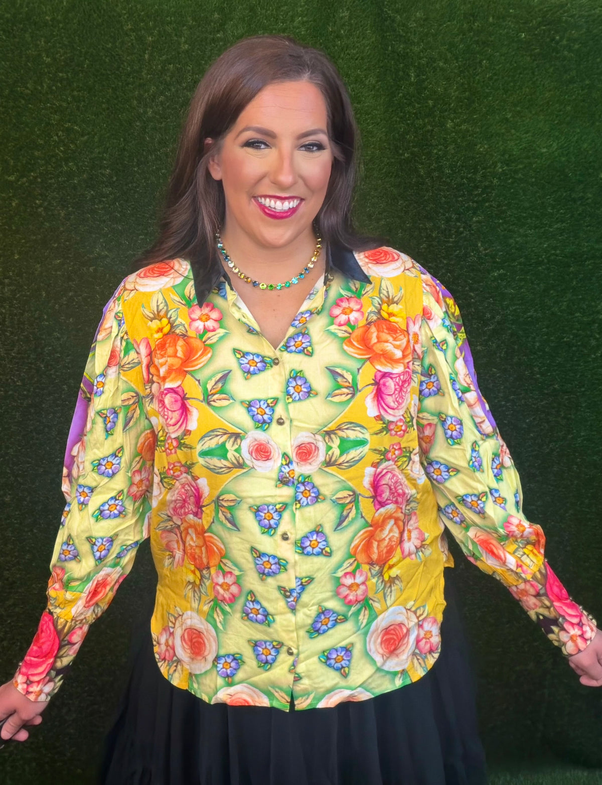 Venera Shirt - Golden Night Yellow