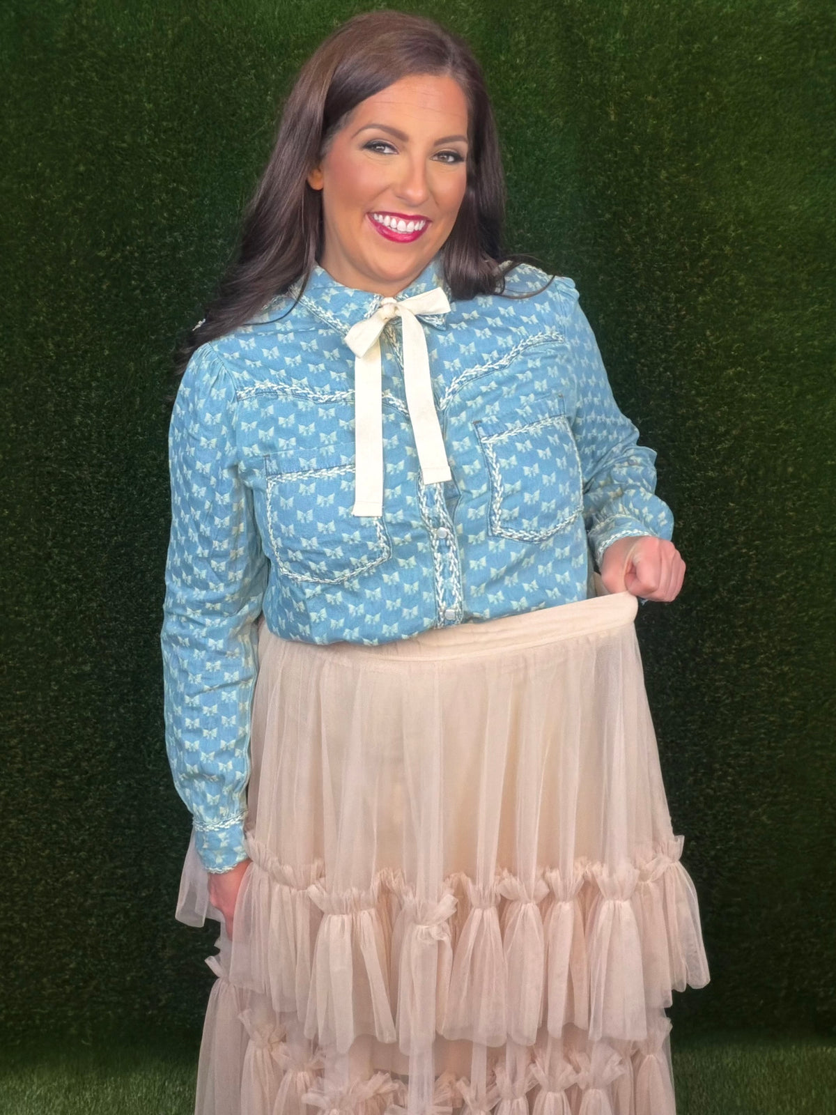 Dance The Night Away Tulle Skirt - Taupe