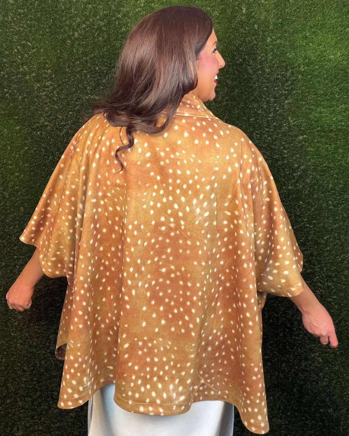 Fawn Over Me Oversized Cardigan - Brown