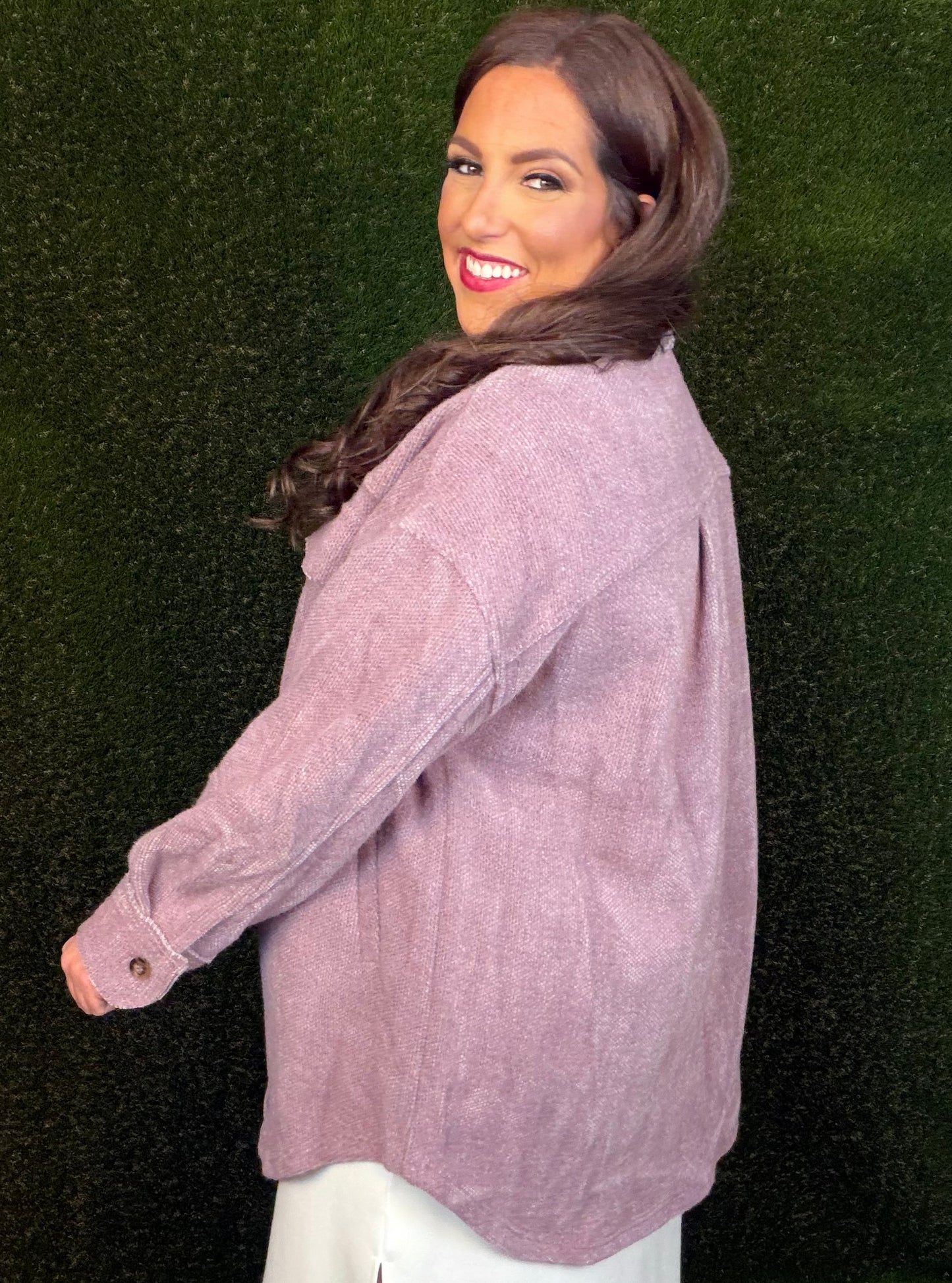 Trailblazer Shirt Jacket - Purple