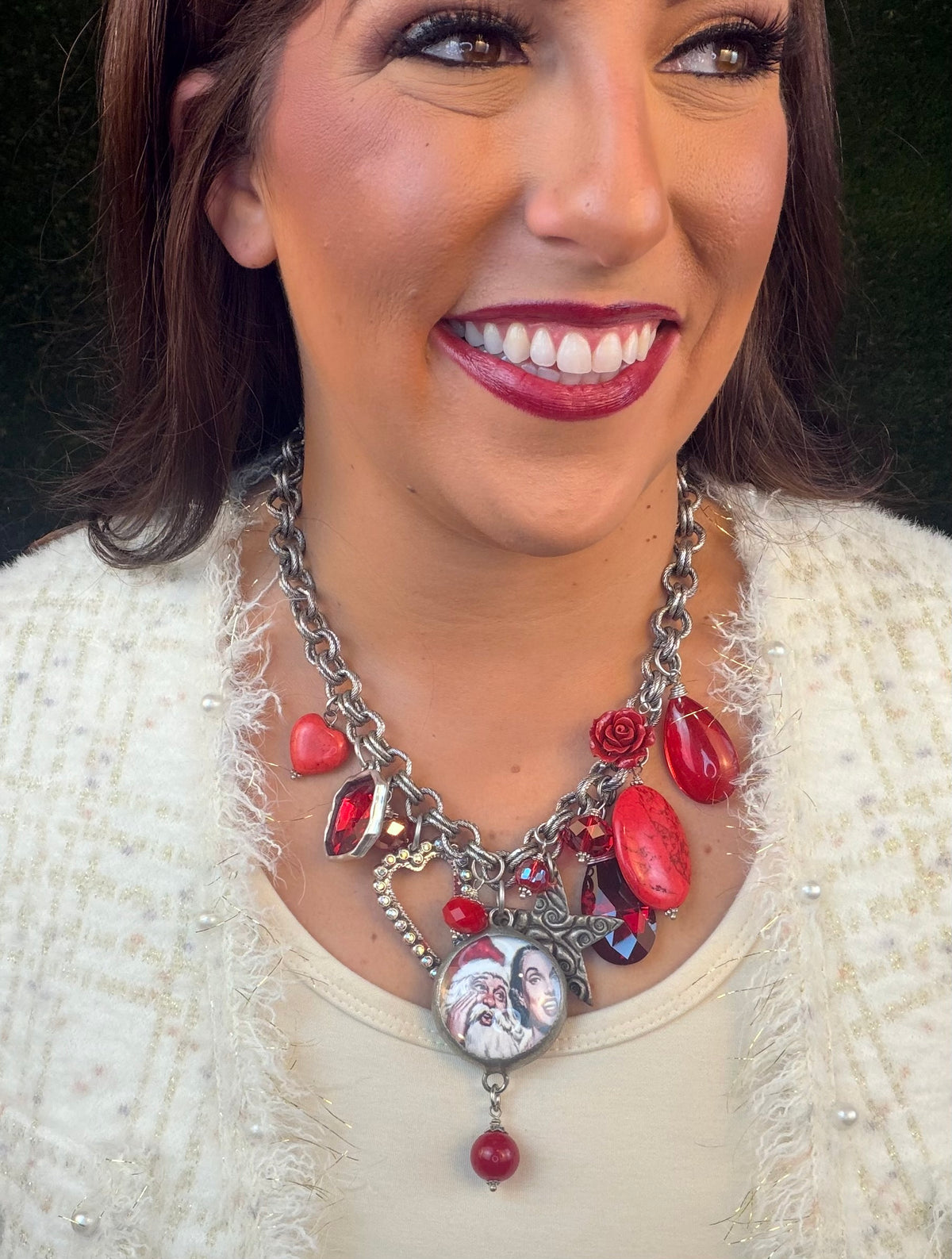 Santa's Naughty List Necklace