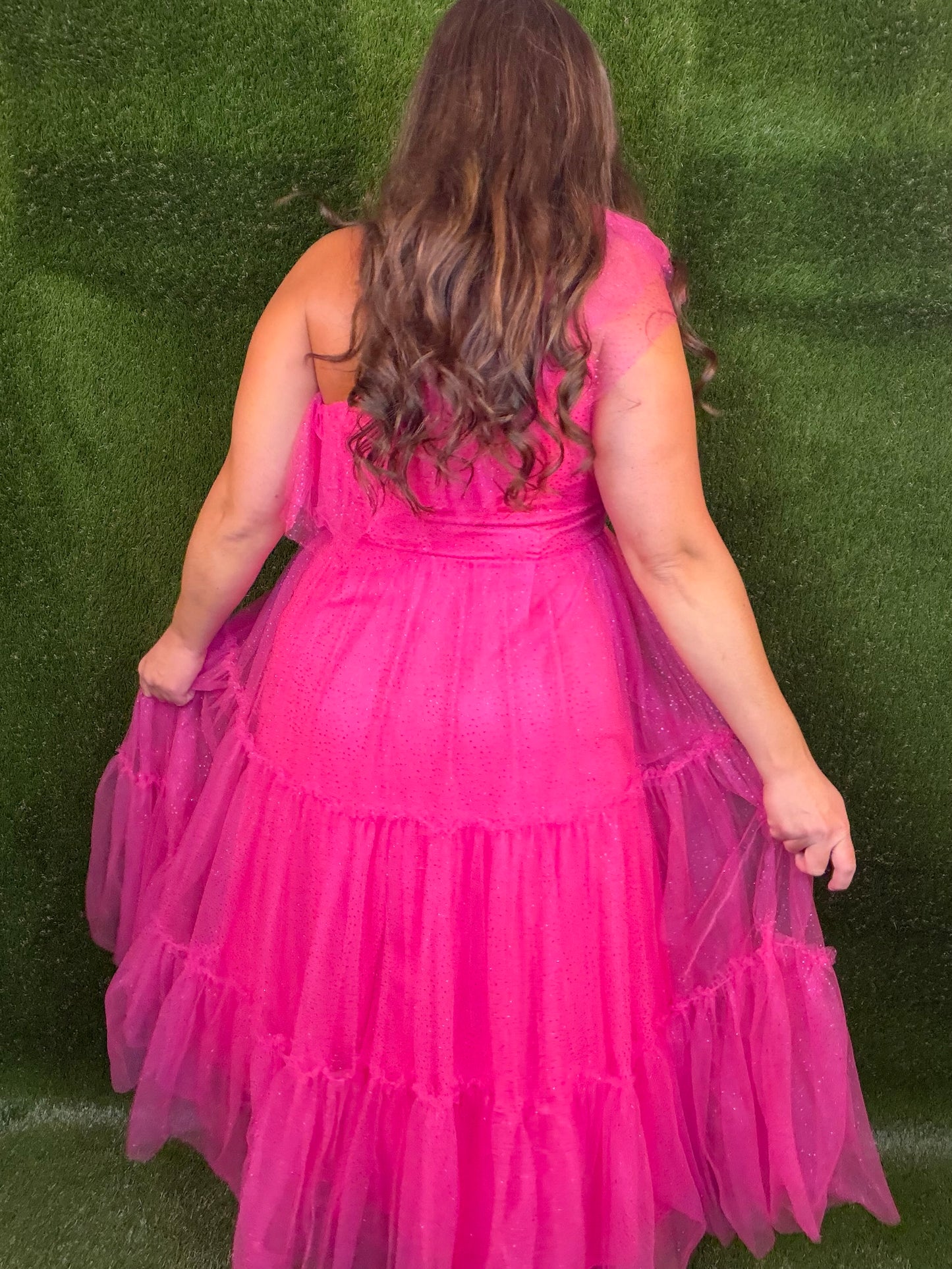 Life's A Party Midi Dress - Hot Pink