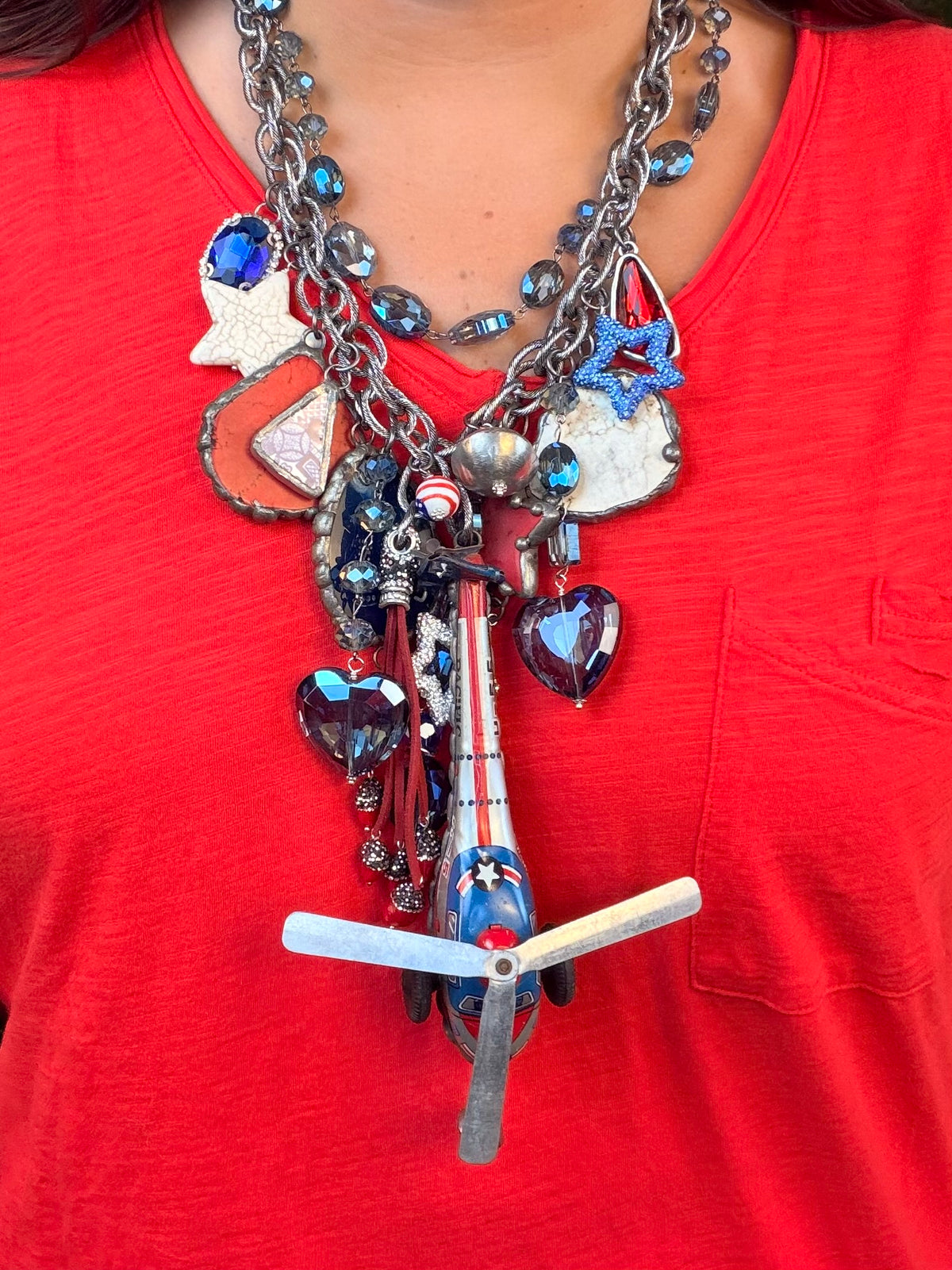 Rustic Aviator Necklace
