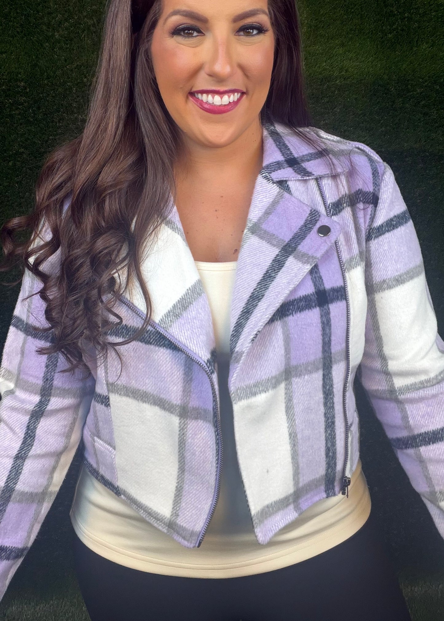 Lavender Rebellion Moto Jacket
