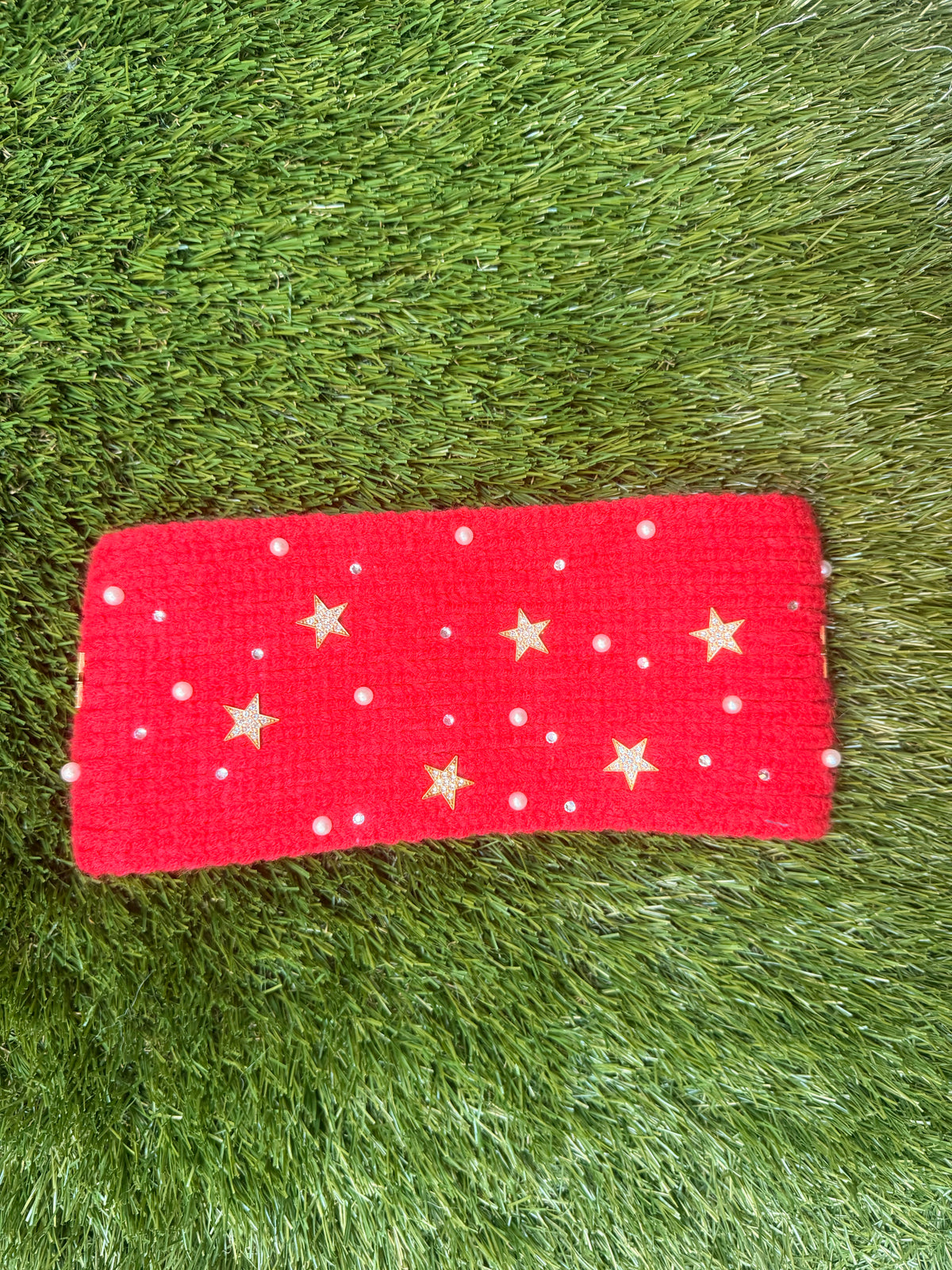 Star Spangled Winter Headband - Red