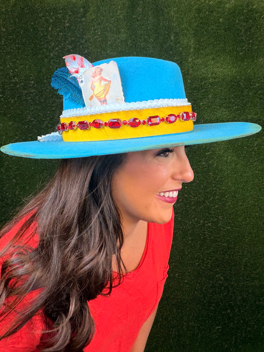 See You When I Land Flat-Brimmed Hat - Size Medium