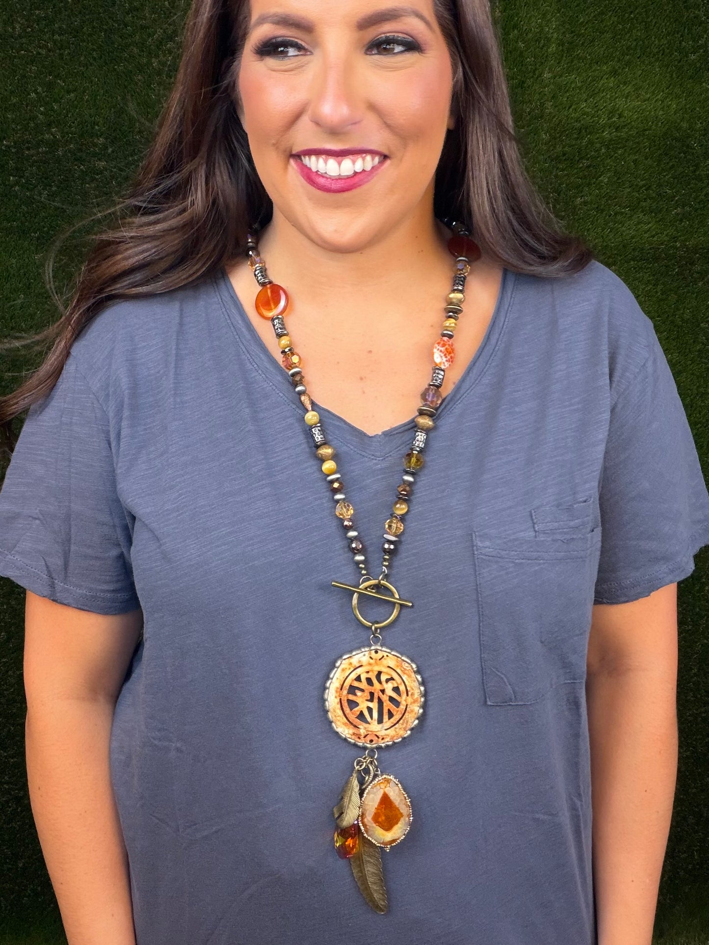 Fierce Feather Necklace