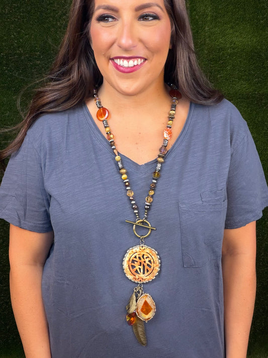 Fierce Feather Necklace