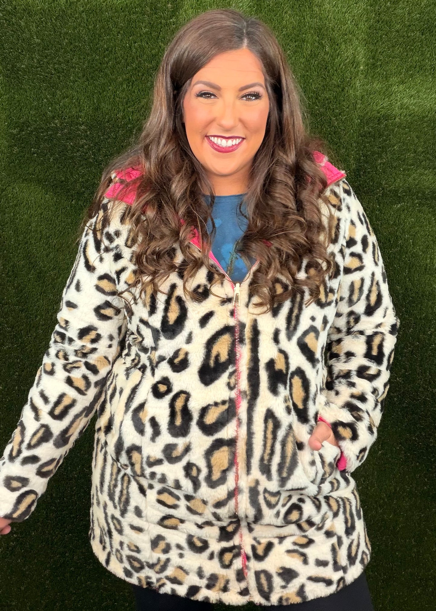 Wild Thing Reversible Jacket - Hot Pink