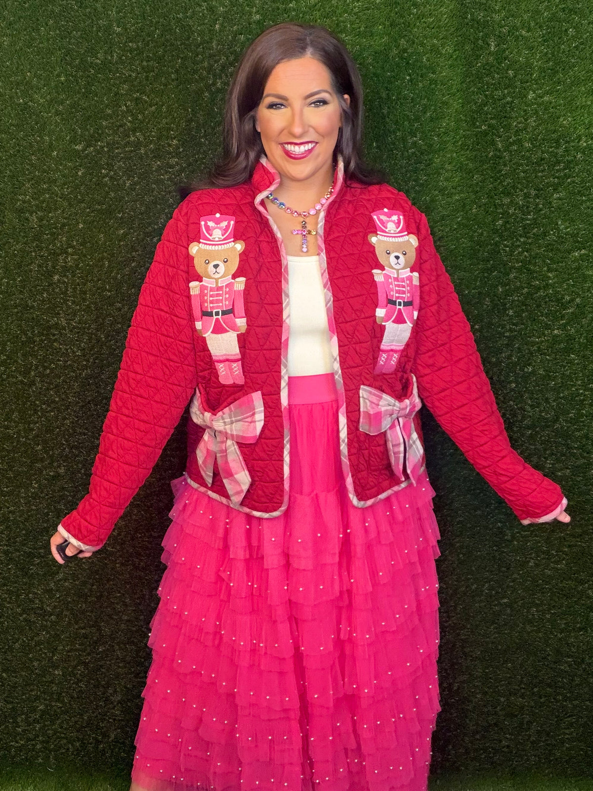 Nutcracker Bear Quilted Jacket