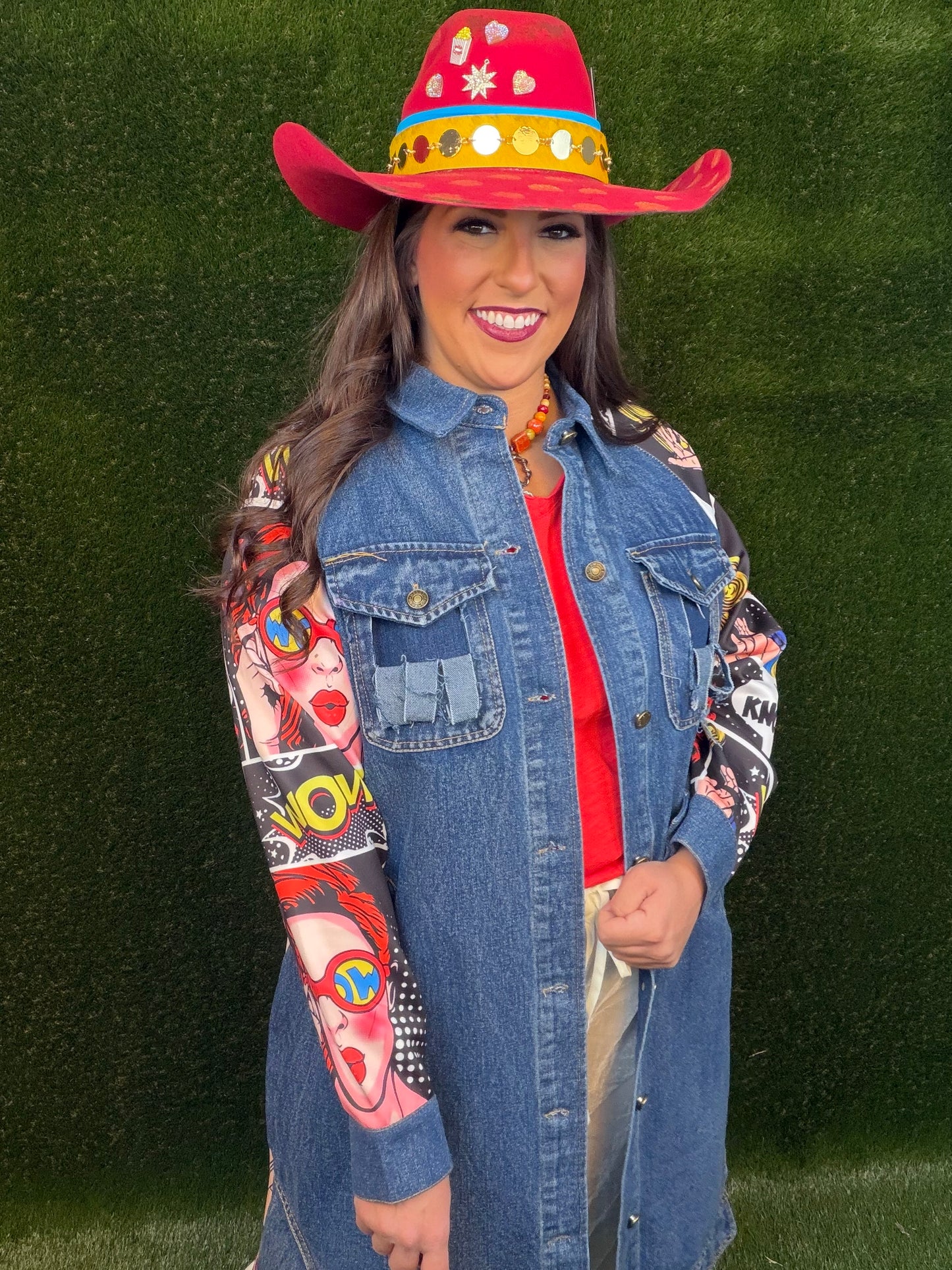 Comic Book Denim Jacket