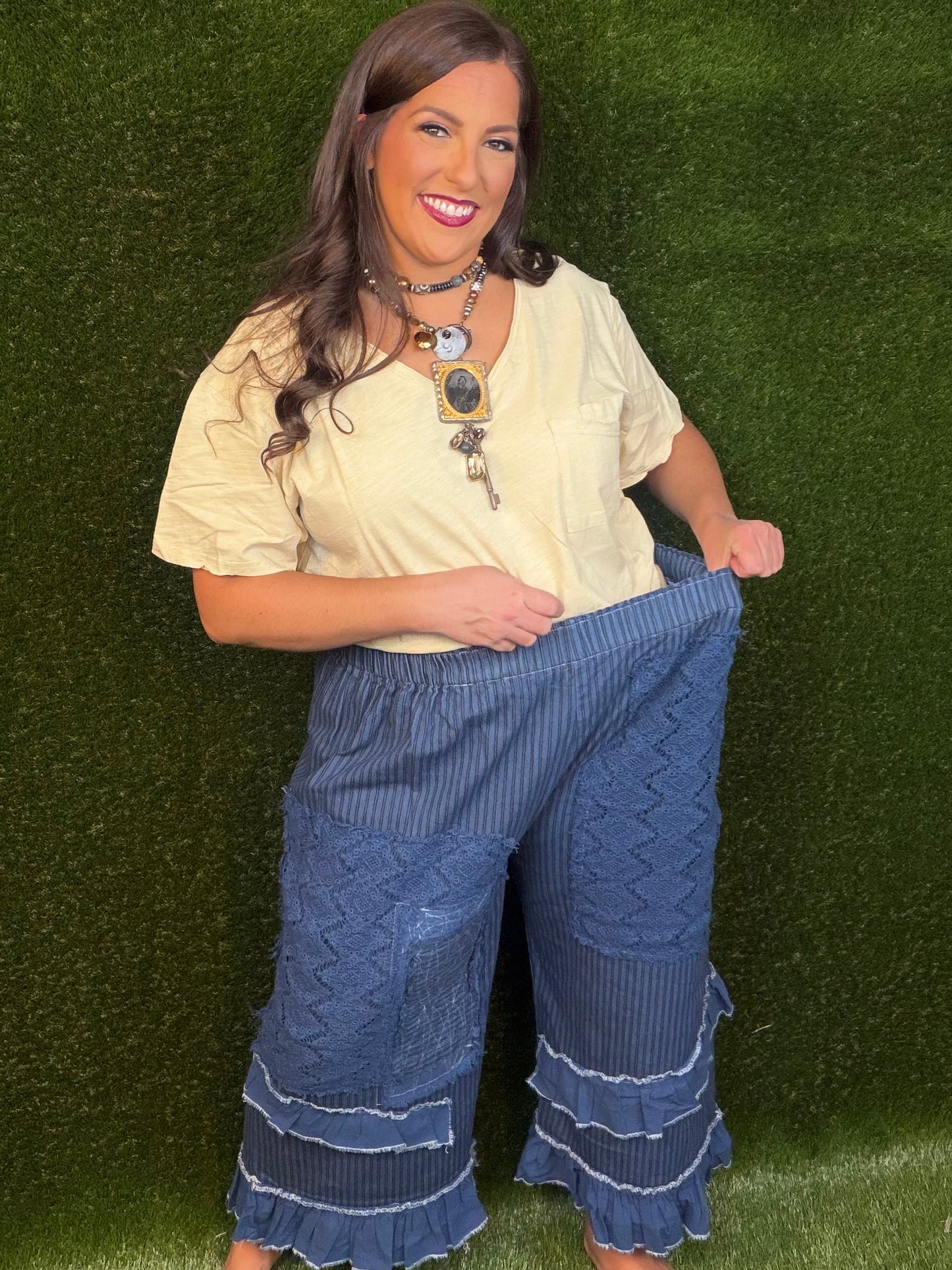 Talk Denim To Me Pants