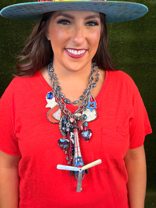 Rustic Aviator Necklace