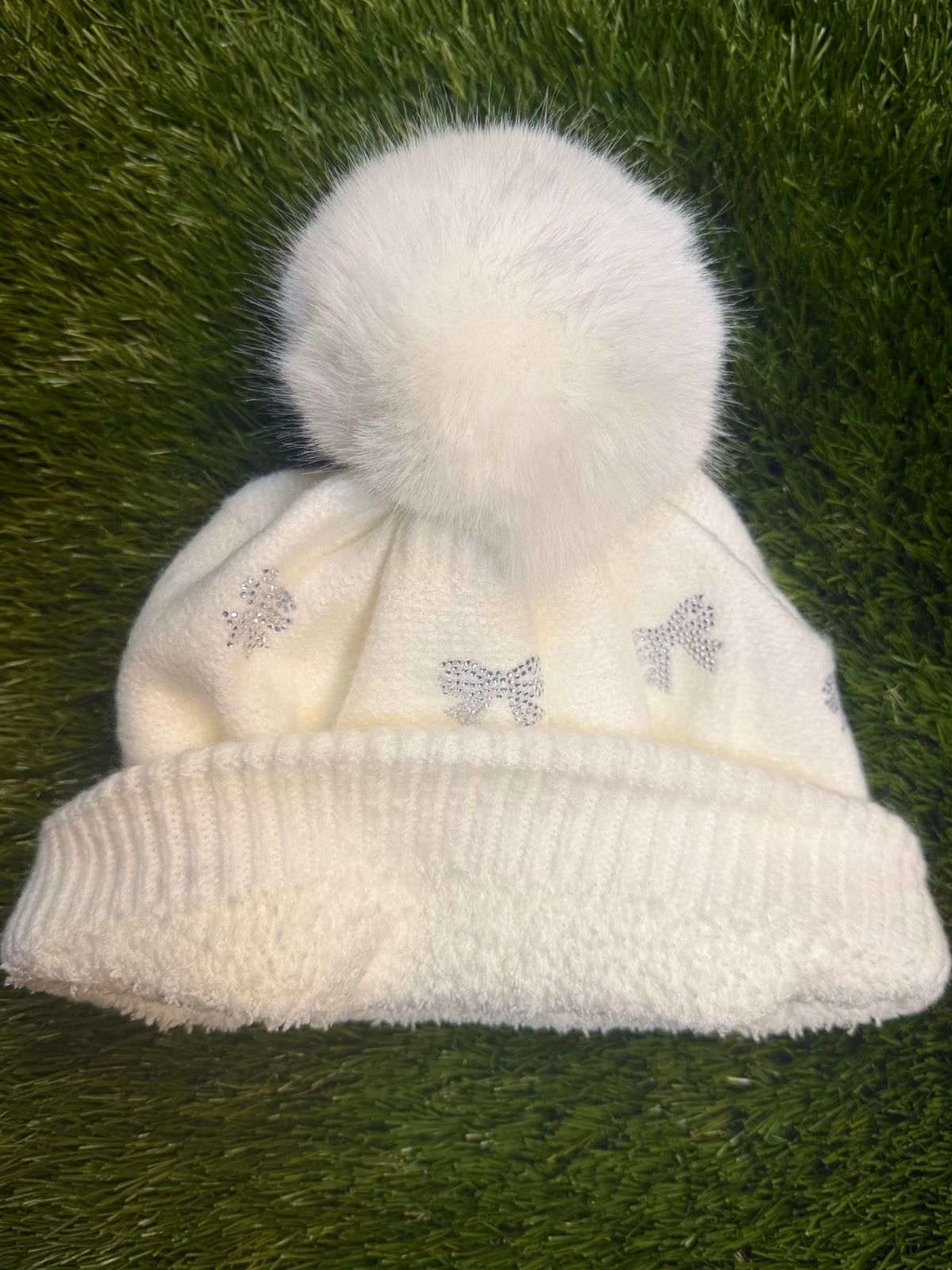 Audrey Bow Hat - White