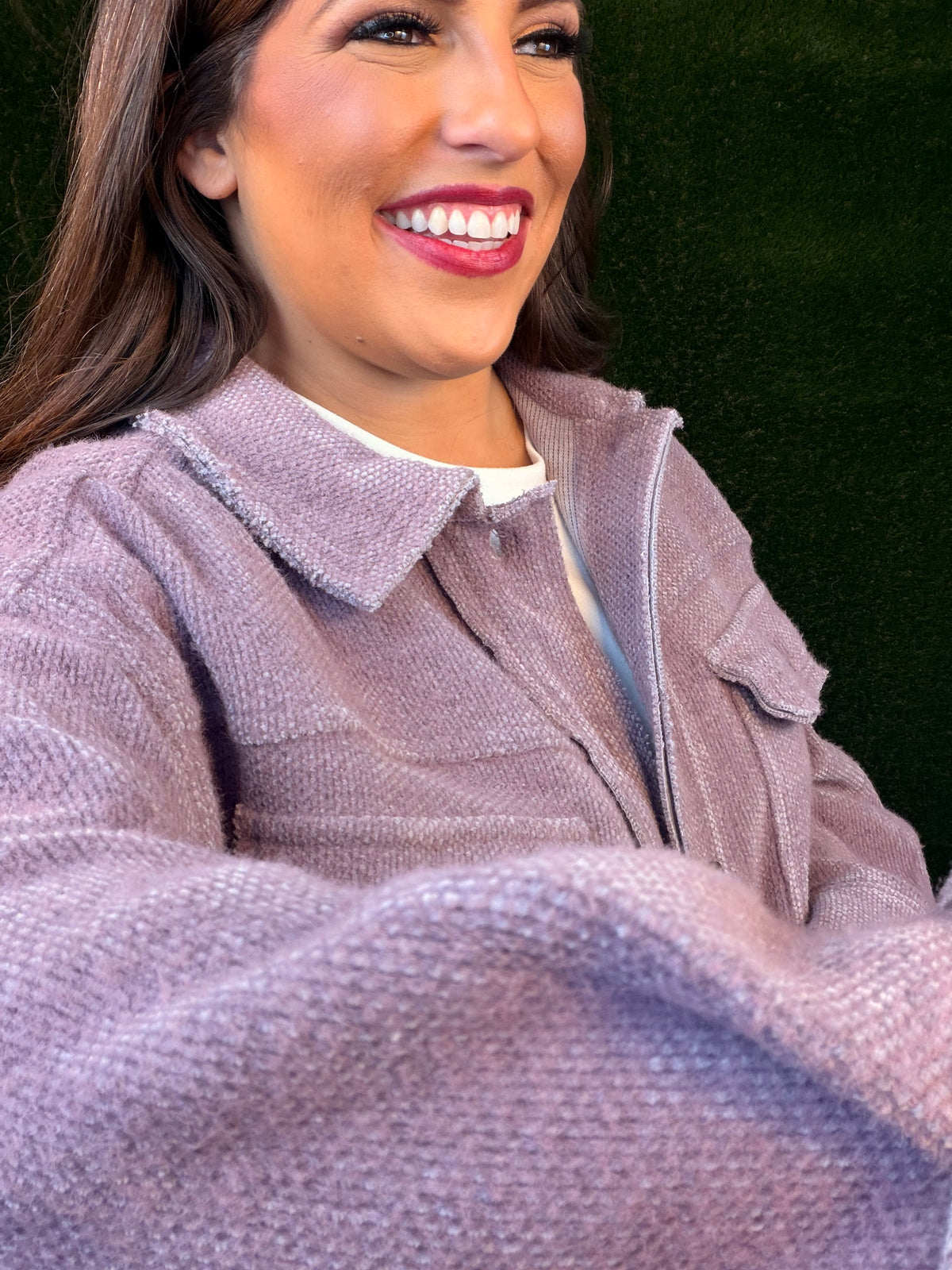 Trailblazer Shirt Jacket - Purple