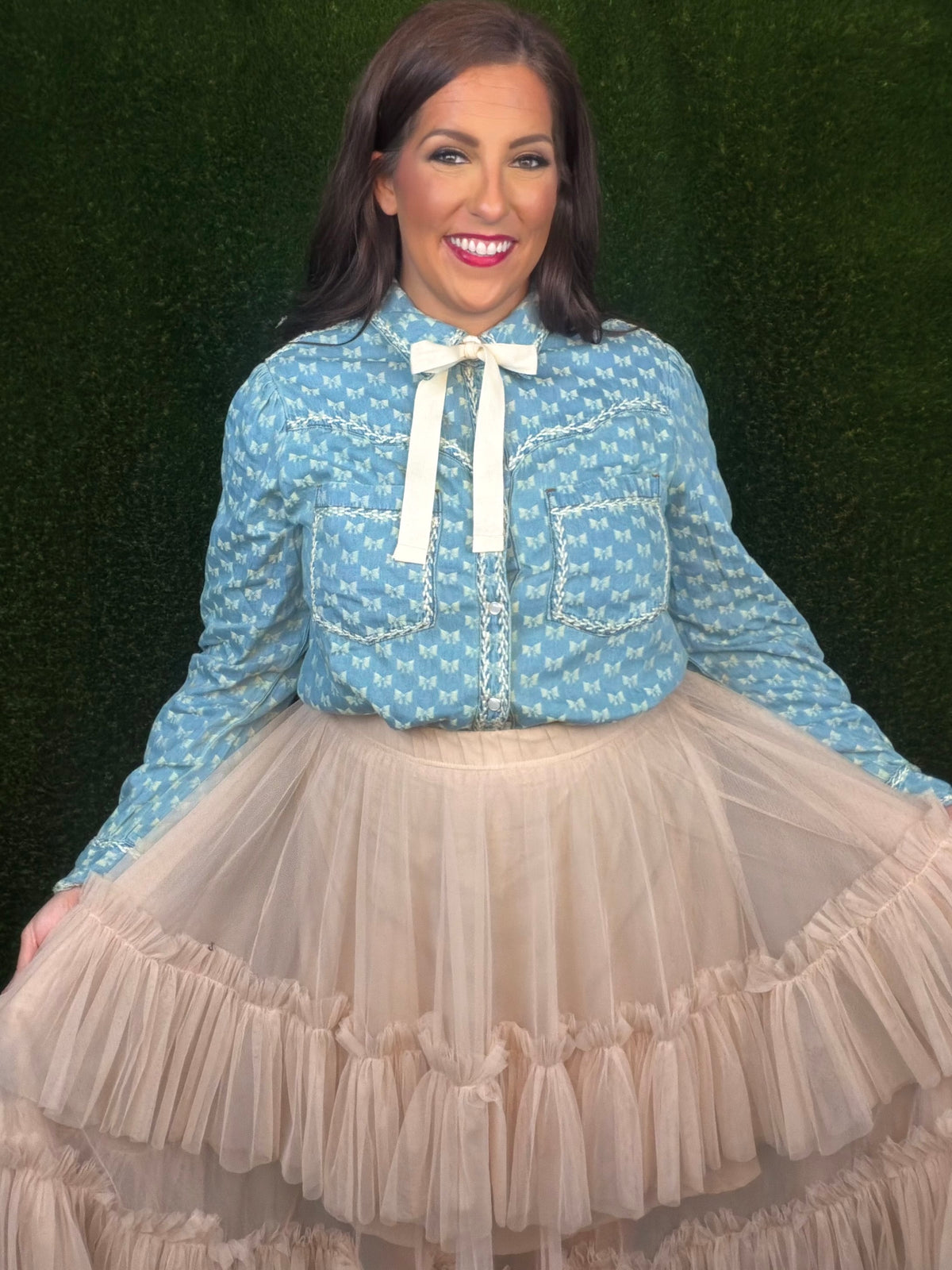Dance The Night Away Tulle Skirt - Taupe