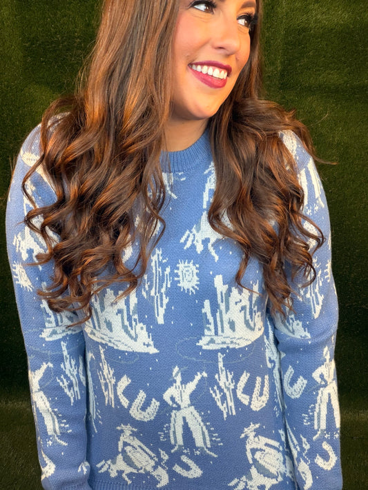 Western Cuddle Time Sweater