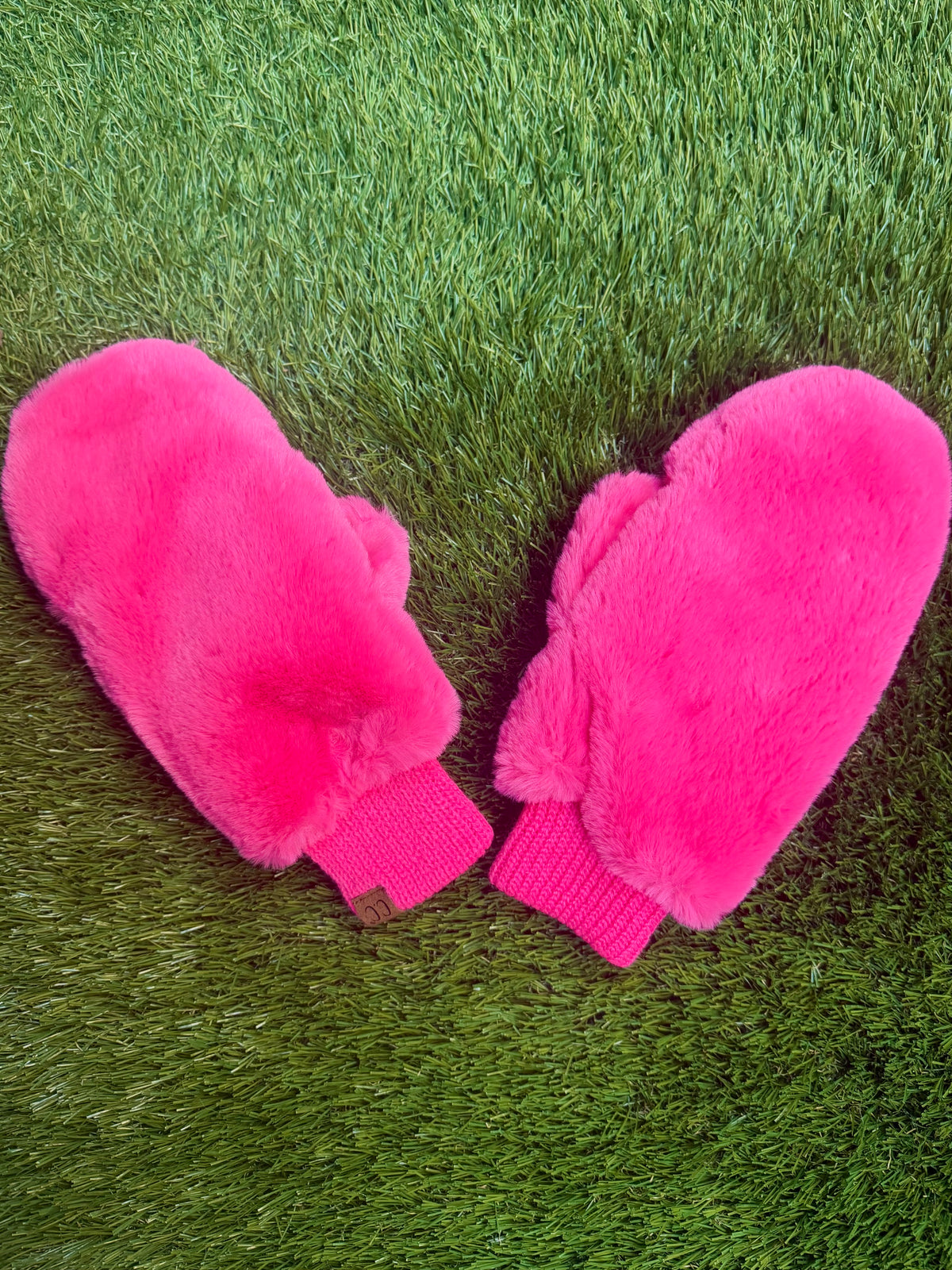 Candyland Mittens - Hot Pink