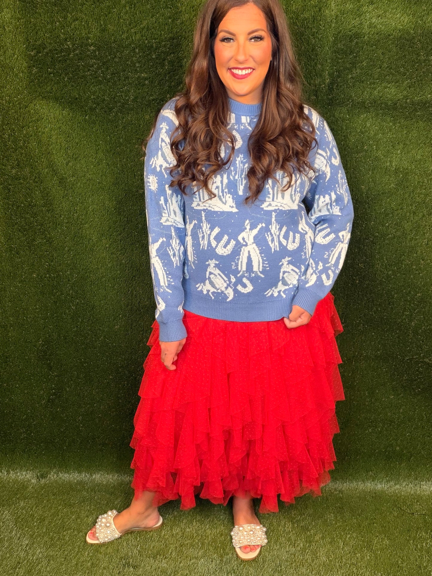Western Cuddle Time Sweater
