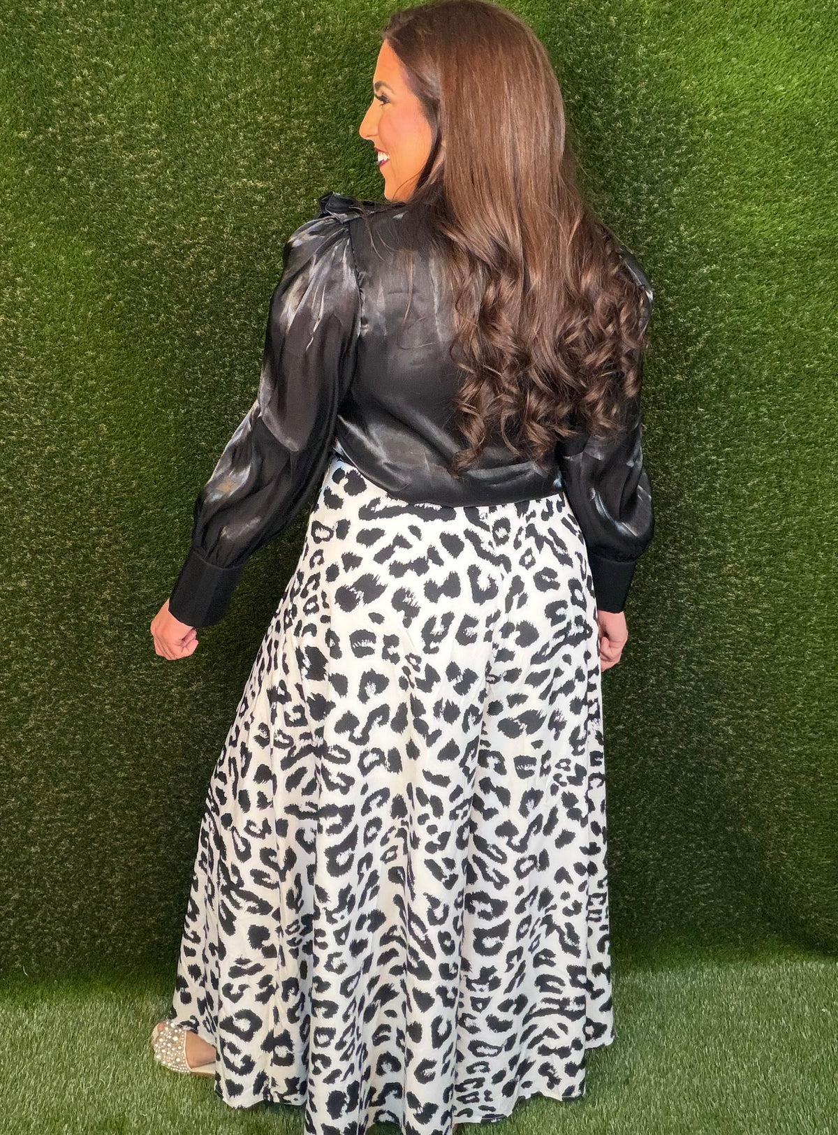 Snow Leopard Flowy Pants
