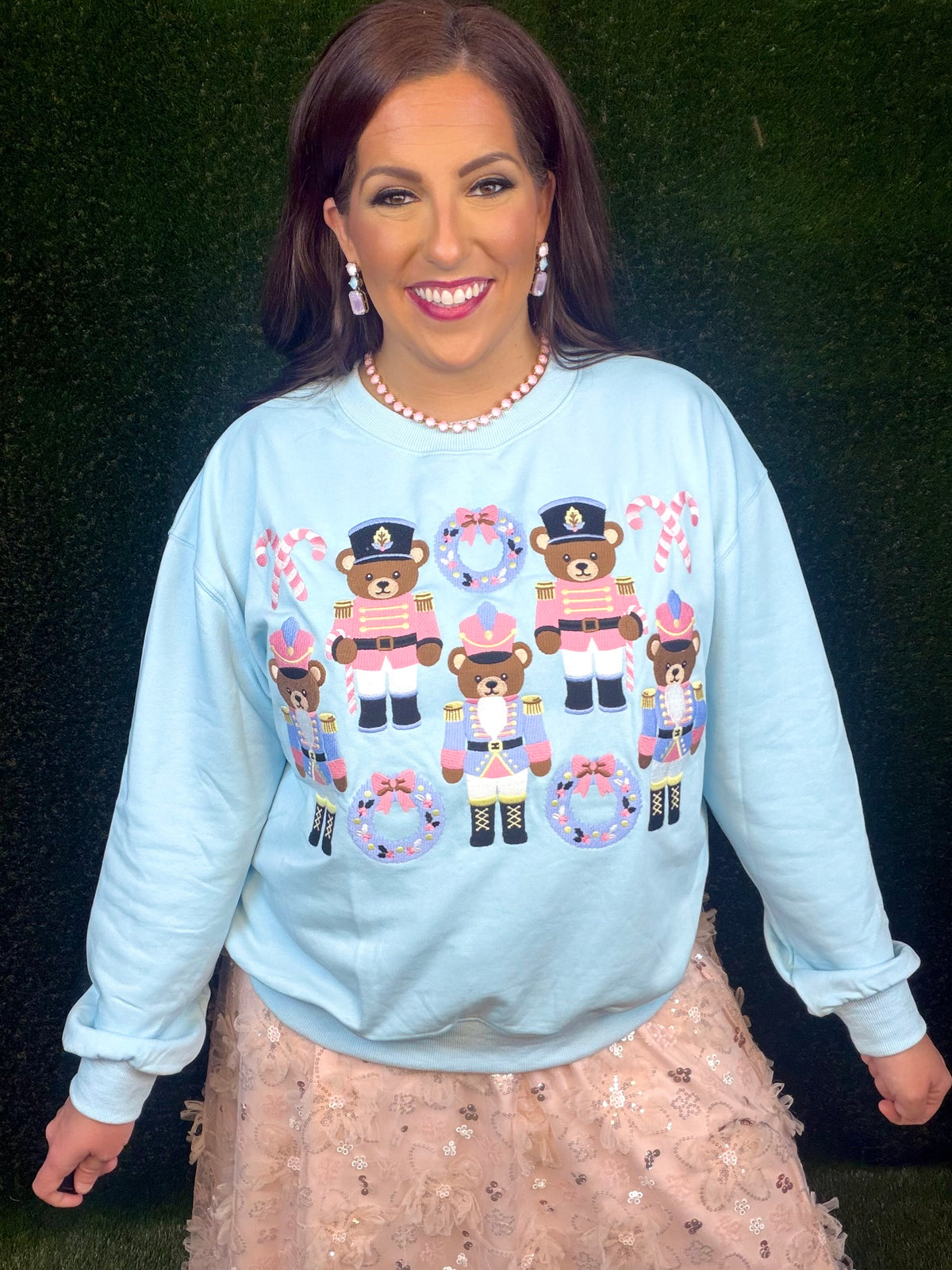 Nutcracker Nostalgia Sweatshirt - Blue