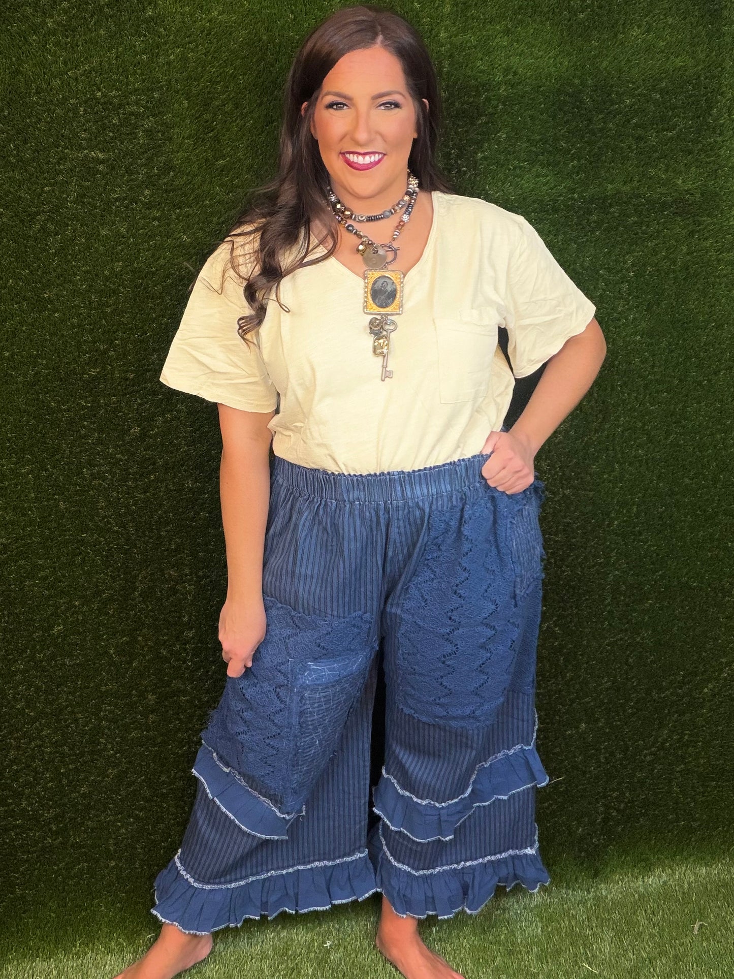 Talk Denim To Me Pants