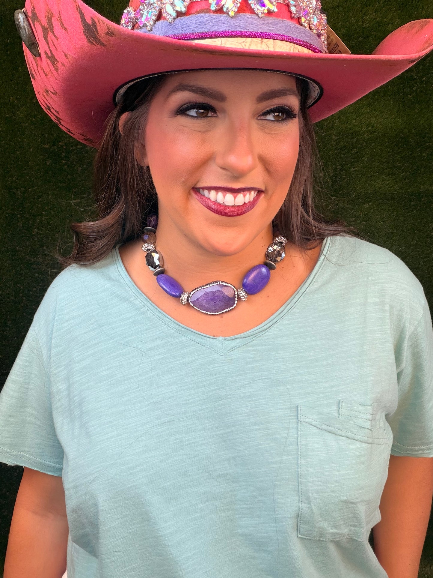 Winifred Purple Choker