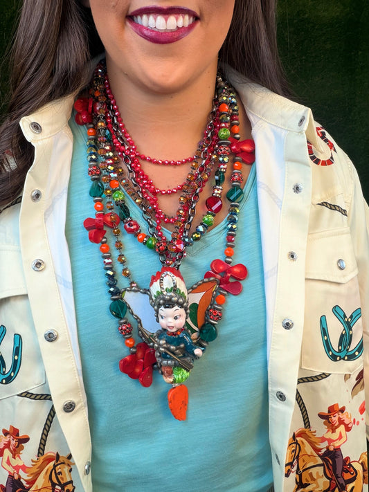 Tigerlily Fairy Necklace